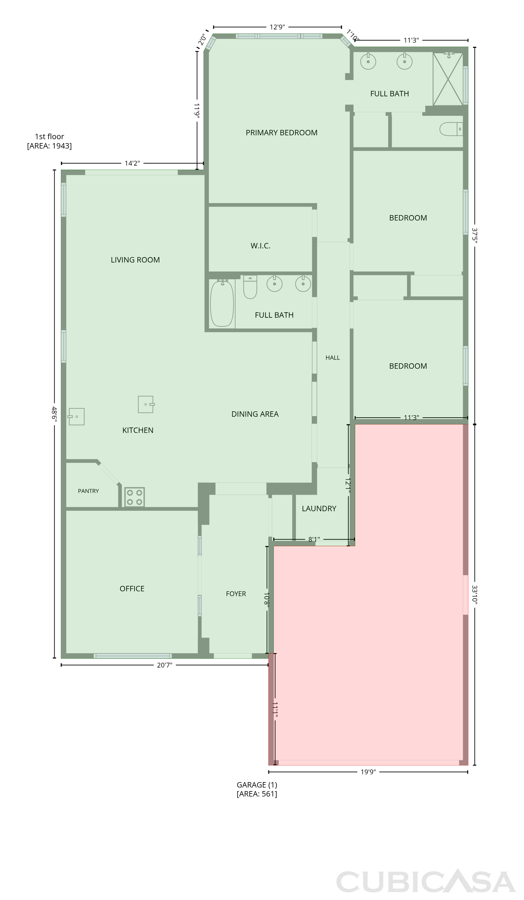 Main Floor of 2626 W Gray Wolf Trl, Phoenix, AZ