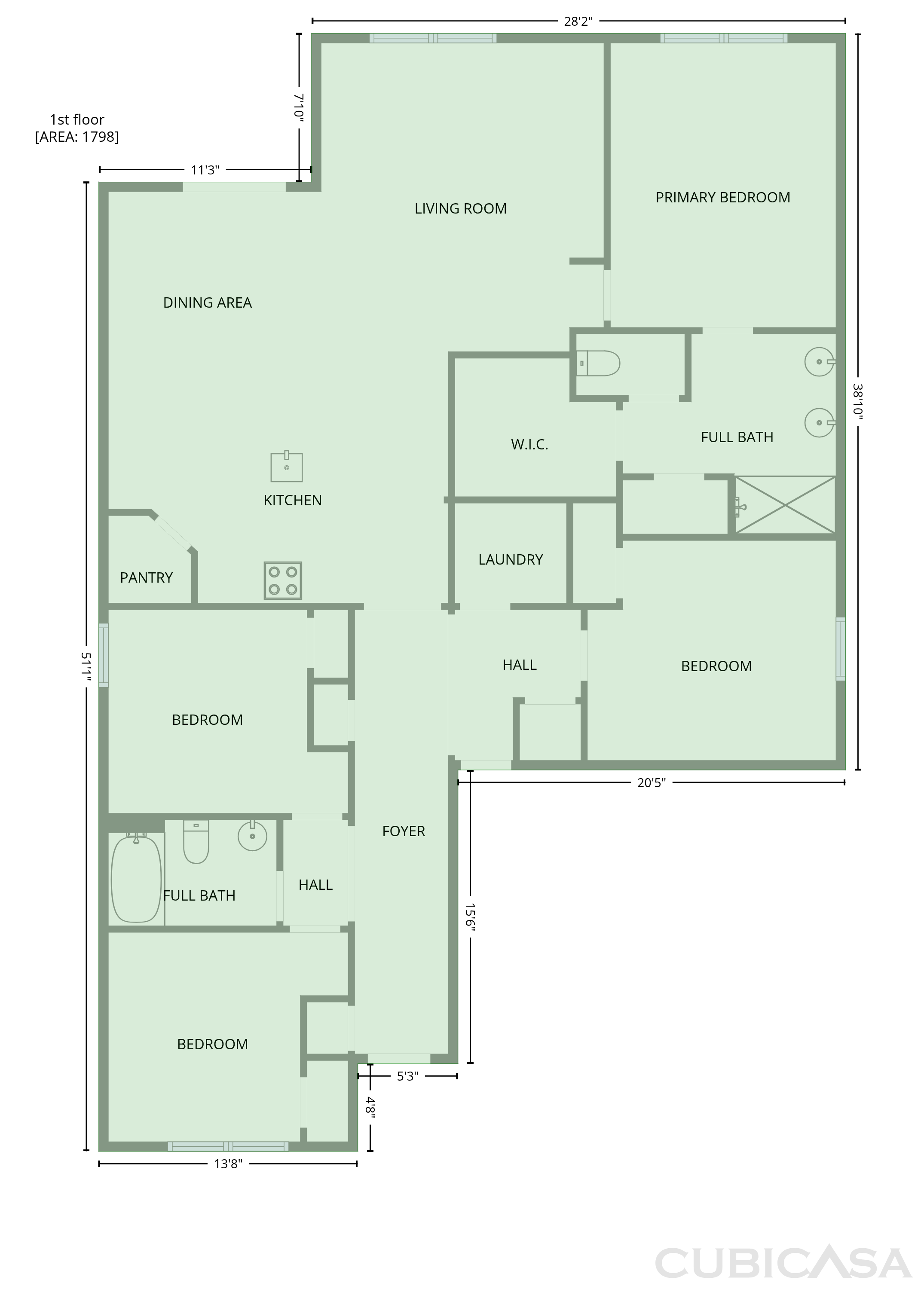 Main Floor of 464 St Kitts Way, Winnabow, NC