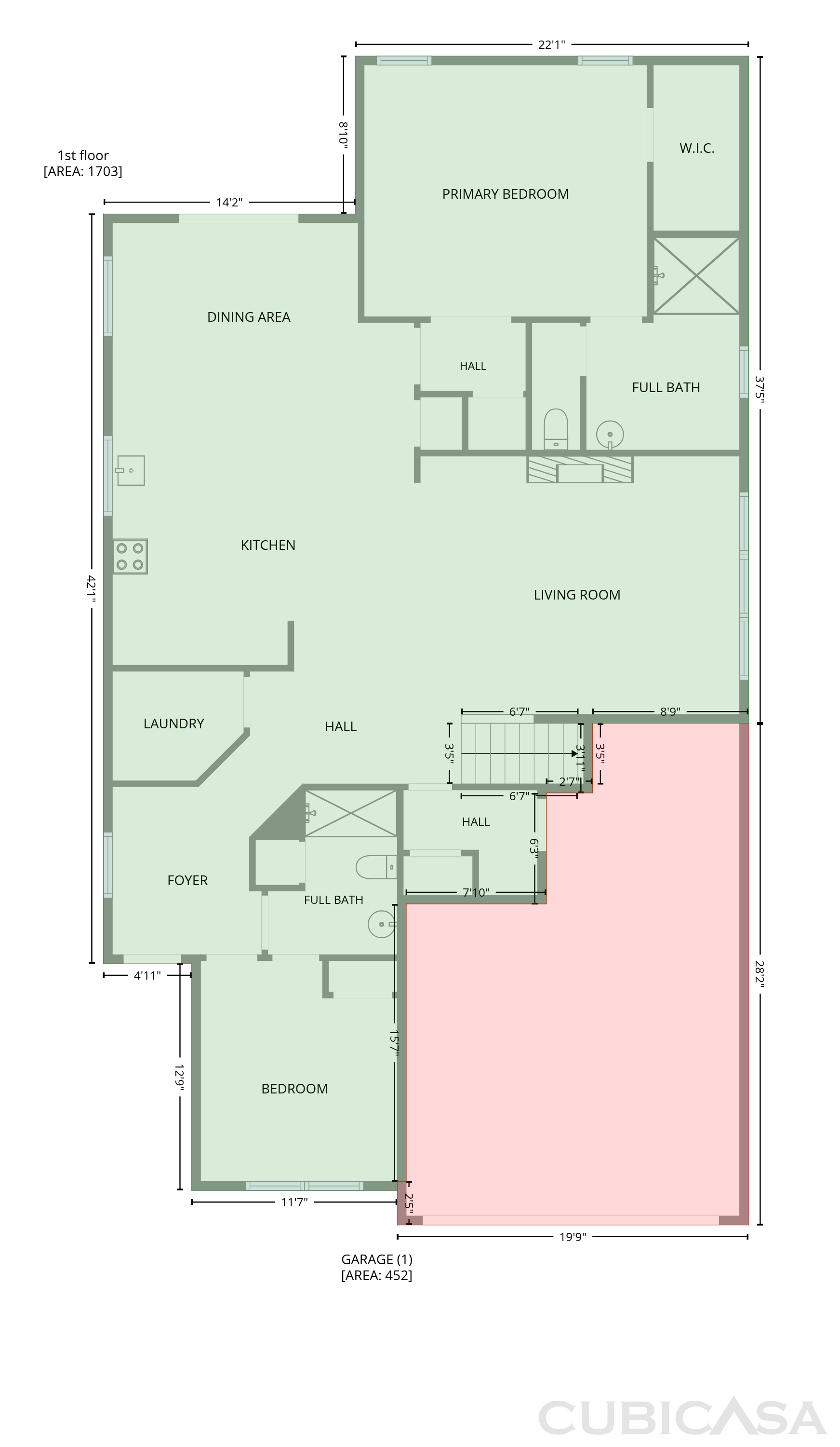 Main Floor of 1337 Farm Pond Trl, Durham, NC
