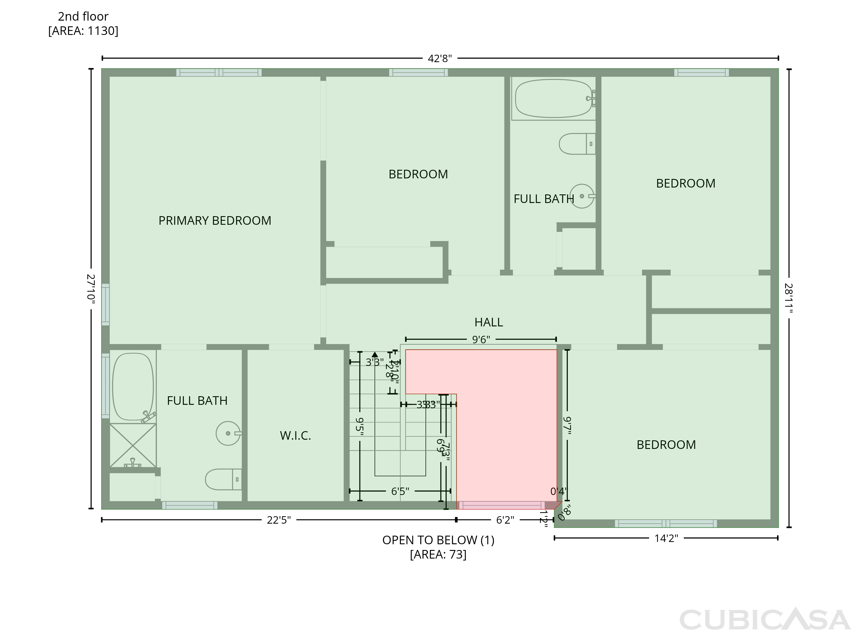 Second Floor of 3502 Waterstone Dr, Indianapolis, IN