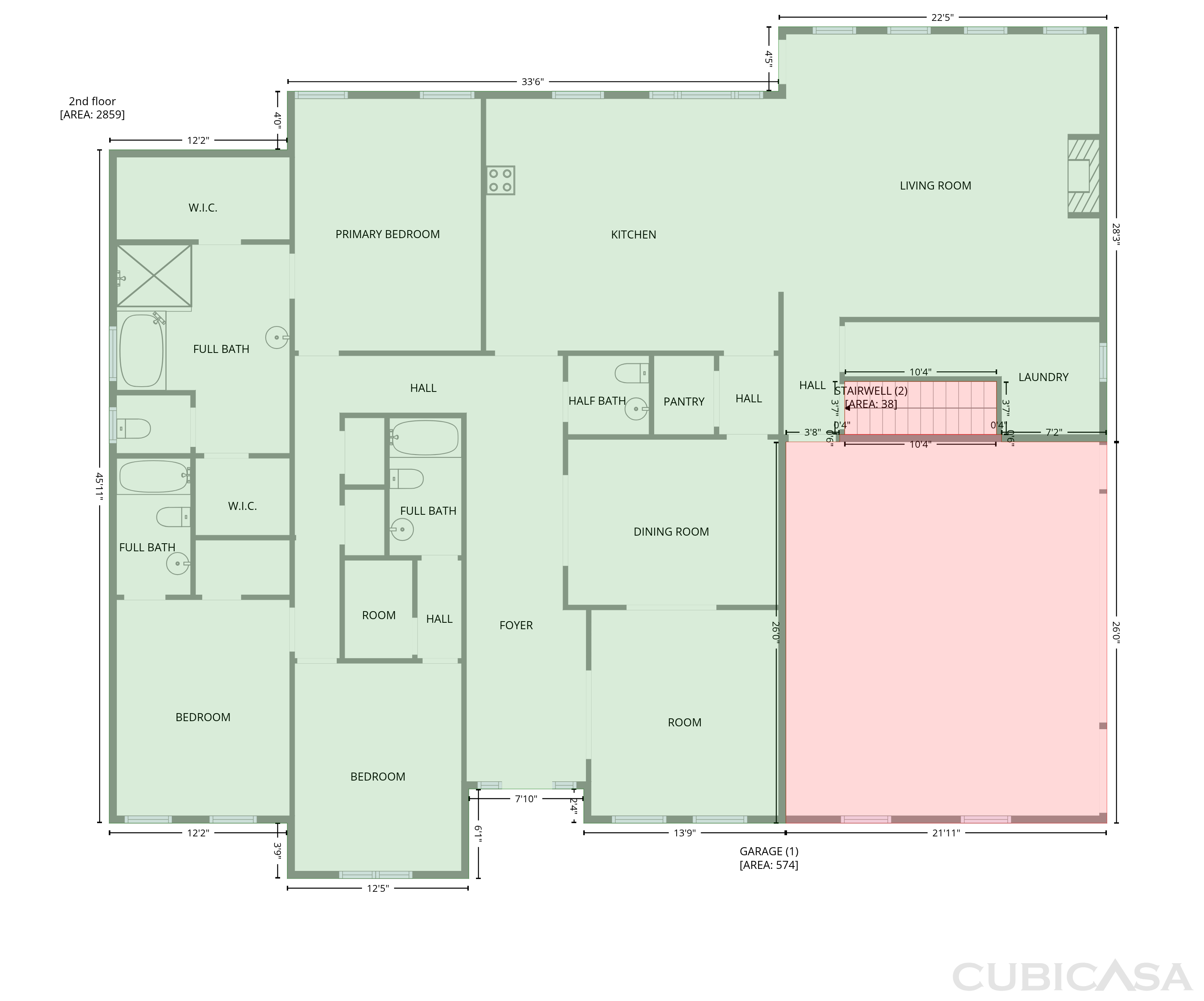 Second Floor of 7880 Gable Dr, Douglasville, GA