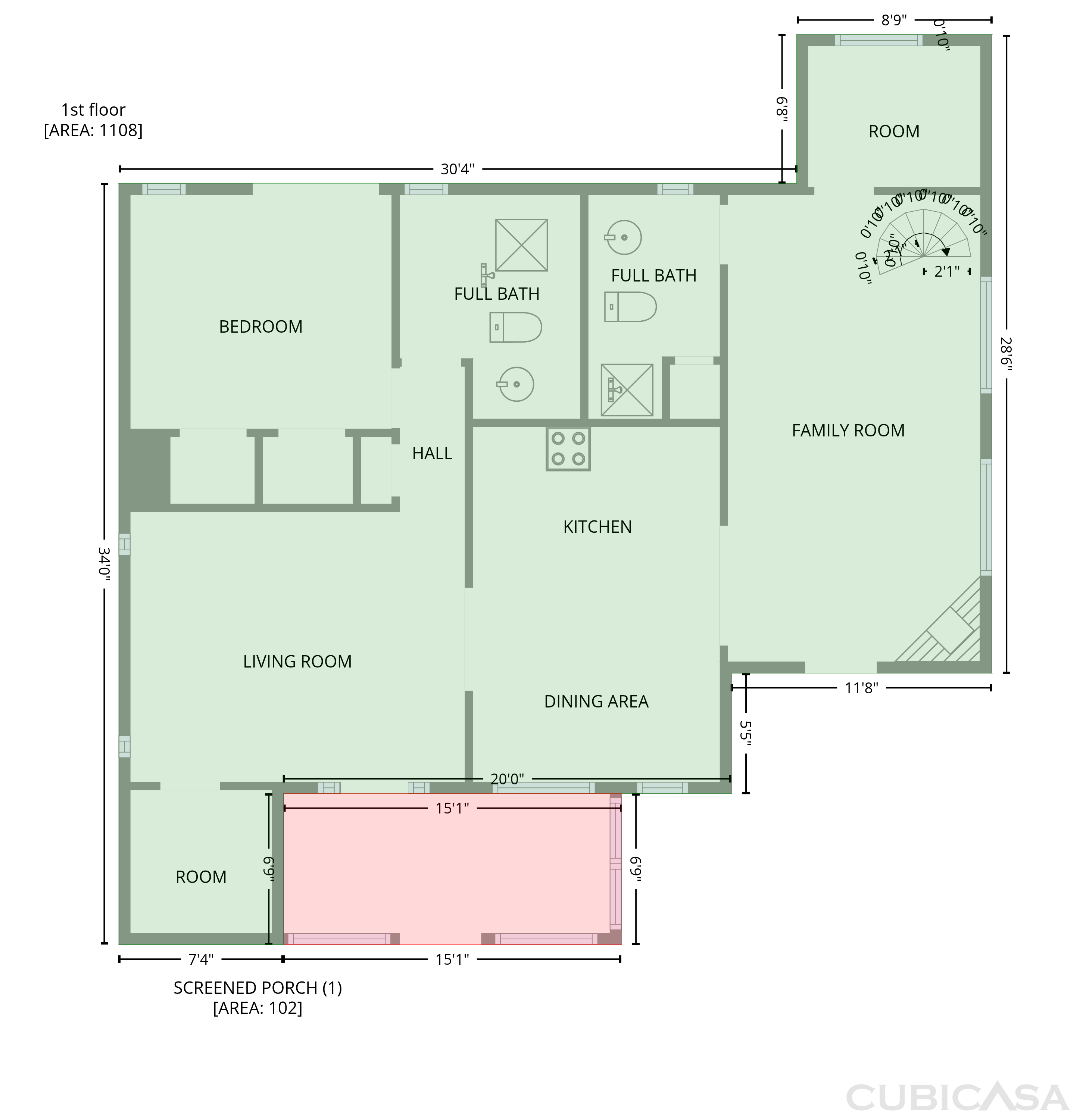 Main Floor of 16813 W Shrine Dr, Yarnell, AZ