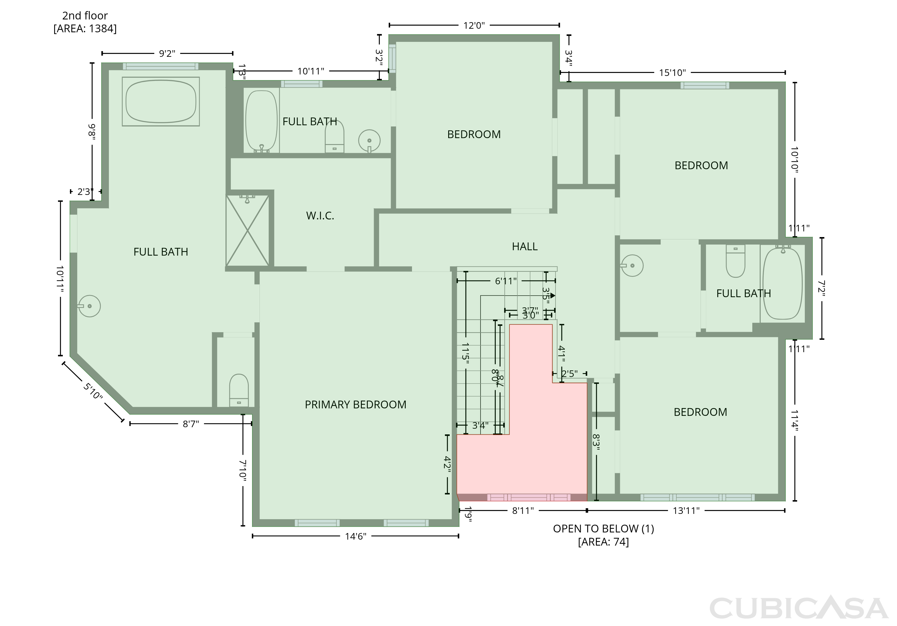 Second Floor of 5117 Chipping Dr NW, Acworth, GA
