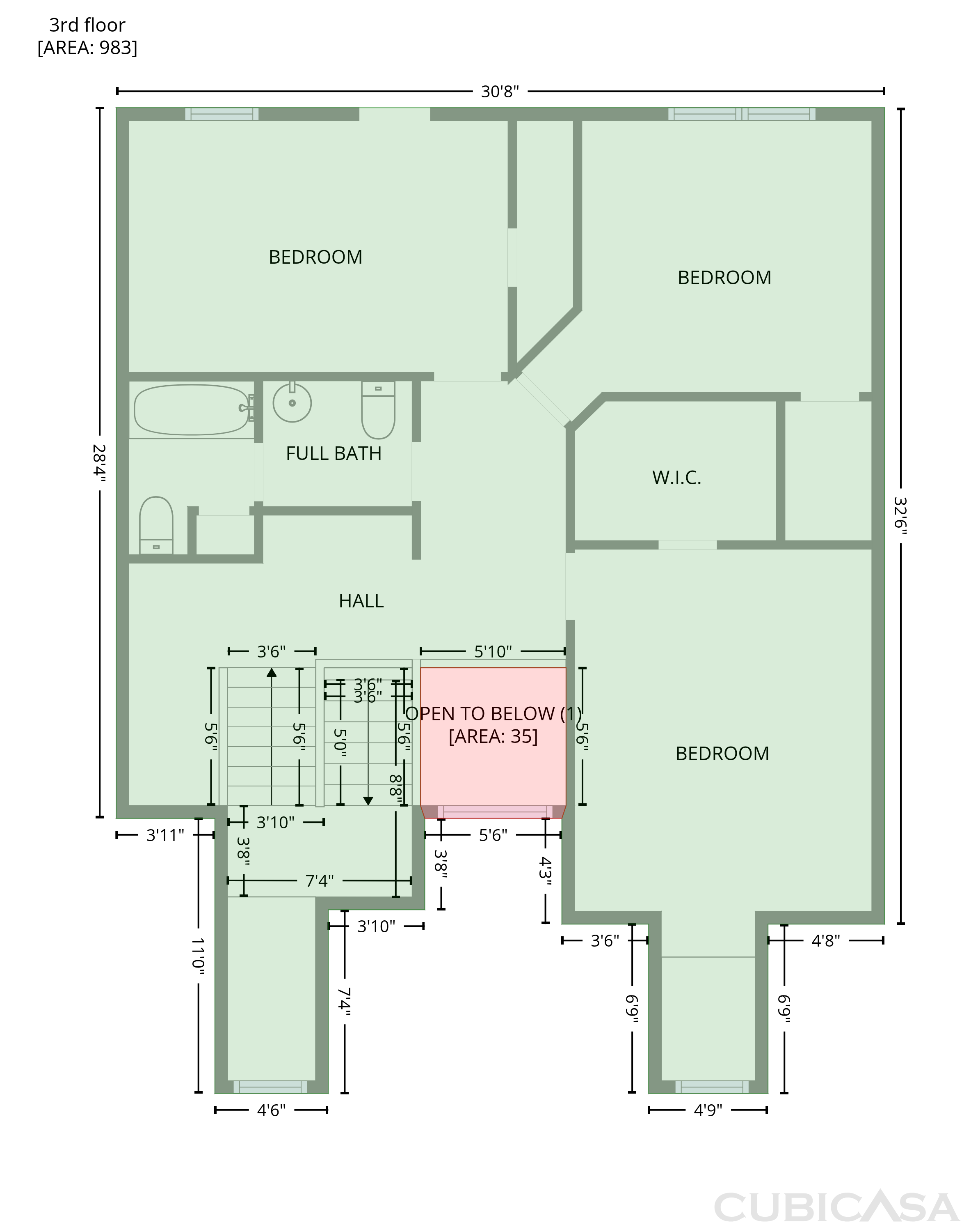 Third Floor of 2298 Camden Dr SW, Marietta, GA