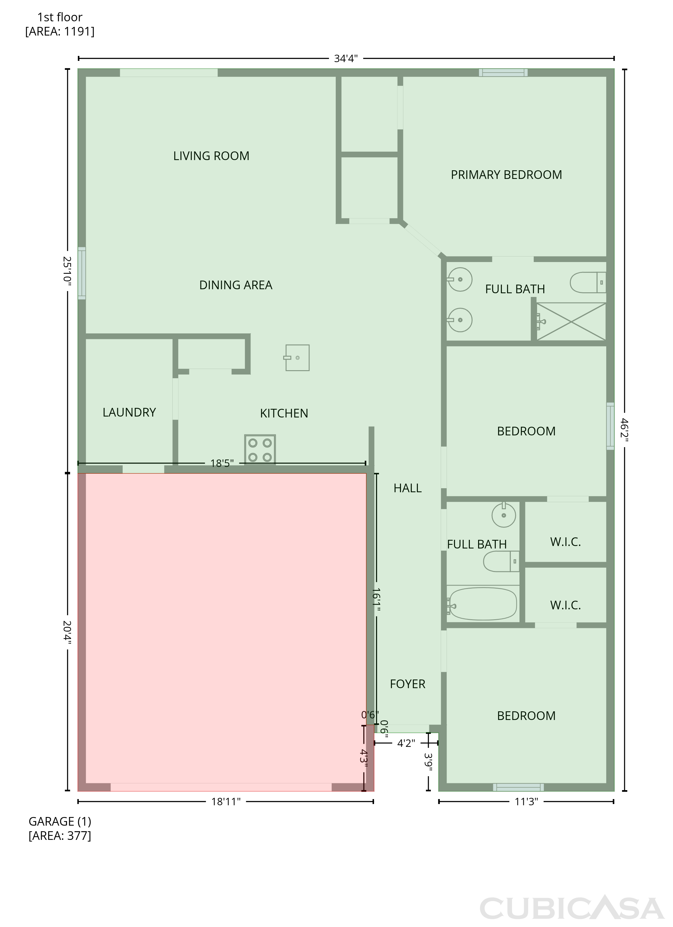 Main Floor of 305 Camellia Ct, Kissimmee, FL
