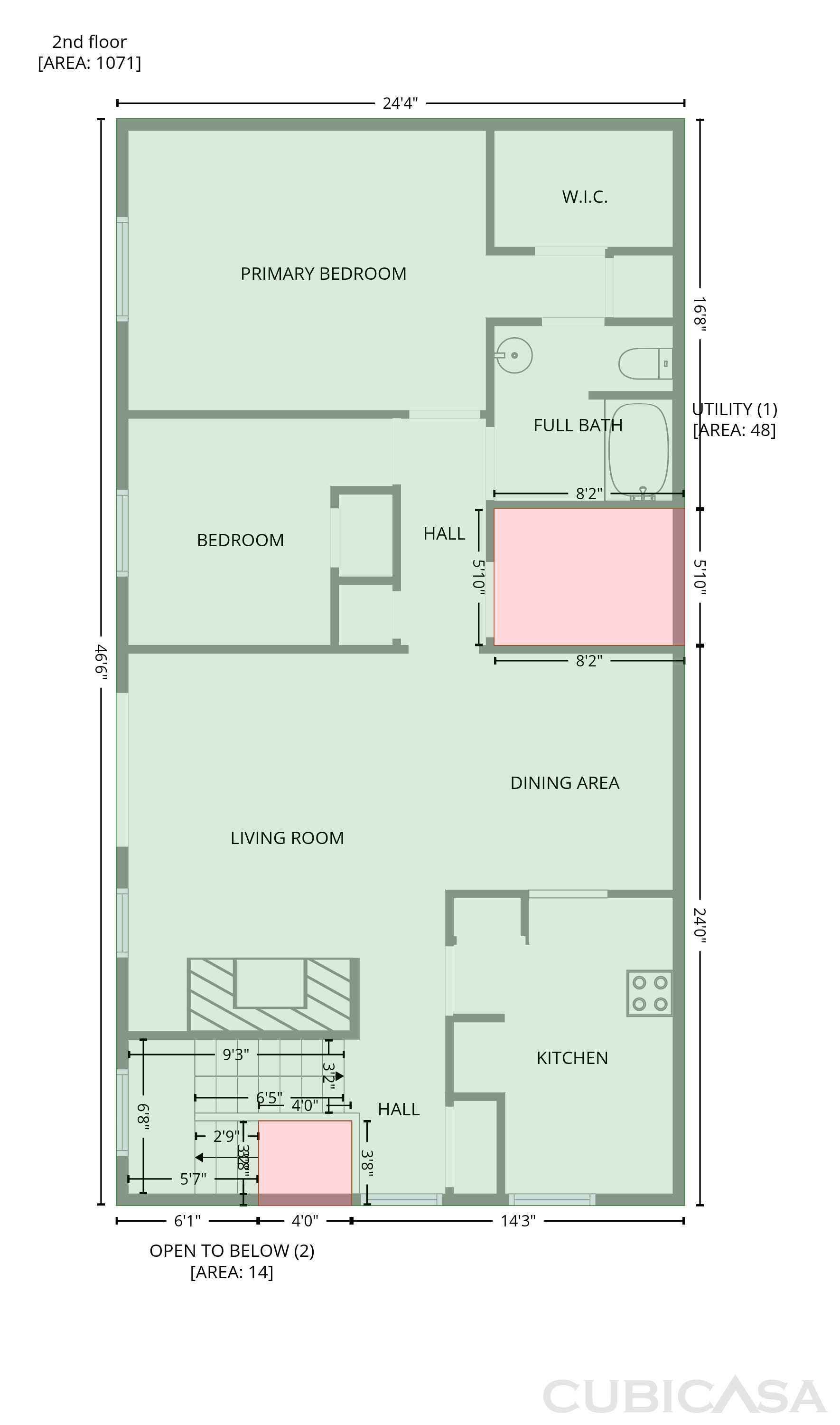 Second Floor of 1107 Wynnes Ridge Cir SE, Marietta, GA