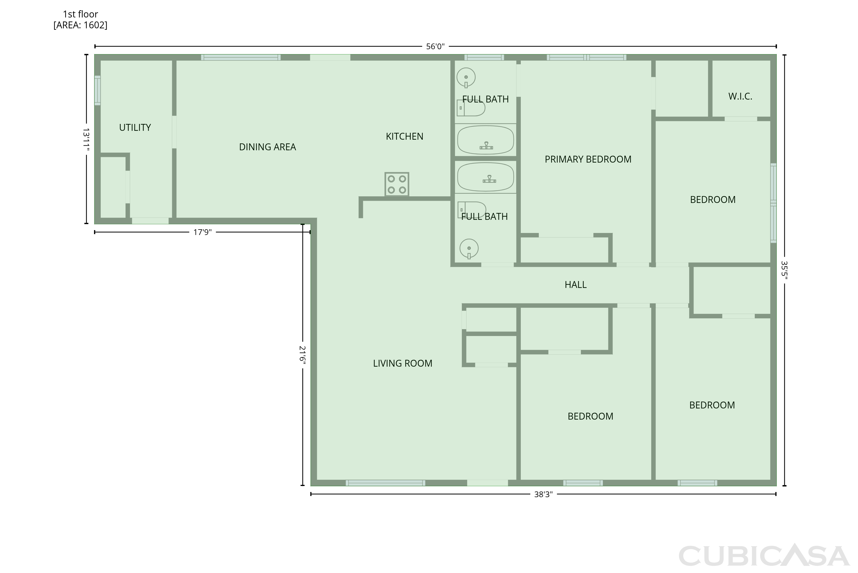 Main Floor of 509 John St, La Place, LA