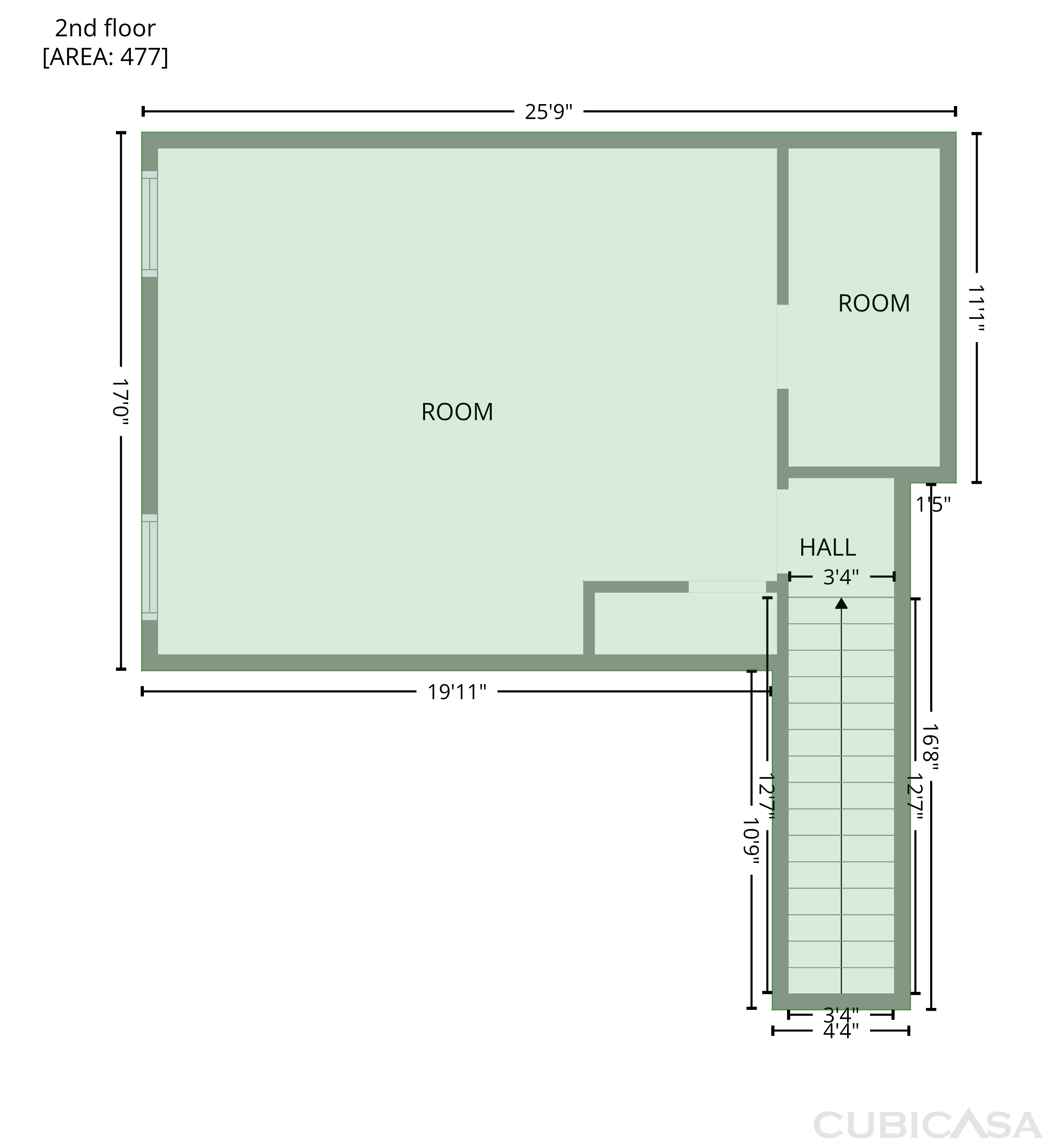 Second Floor of 6621 Blalock Forest Dr, Willow Spring, NC