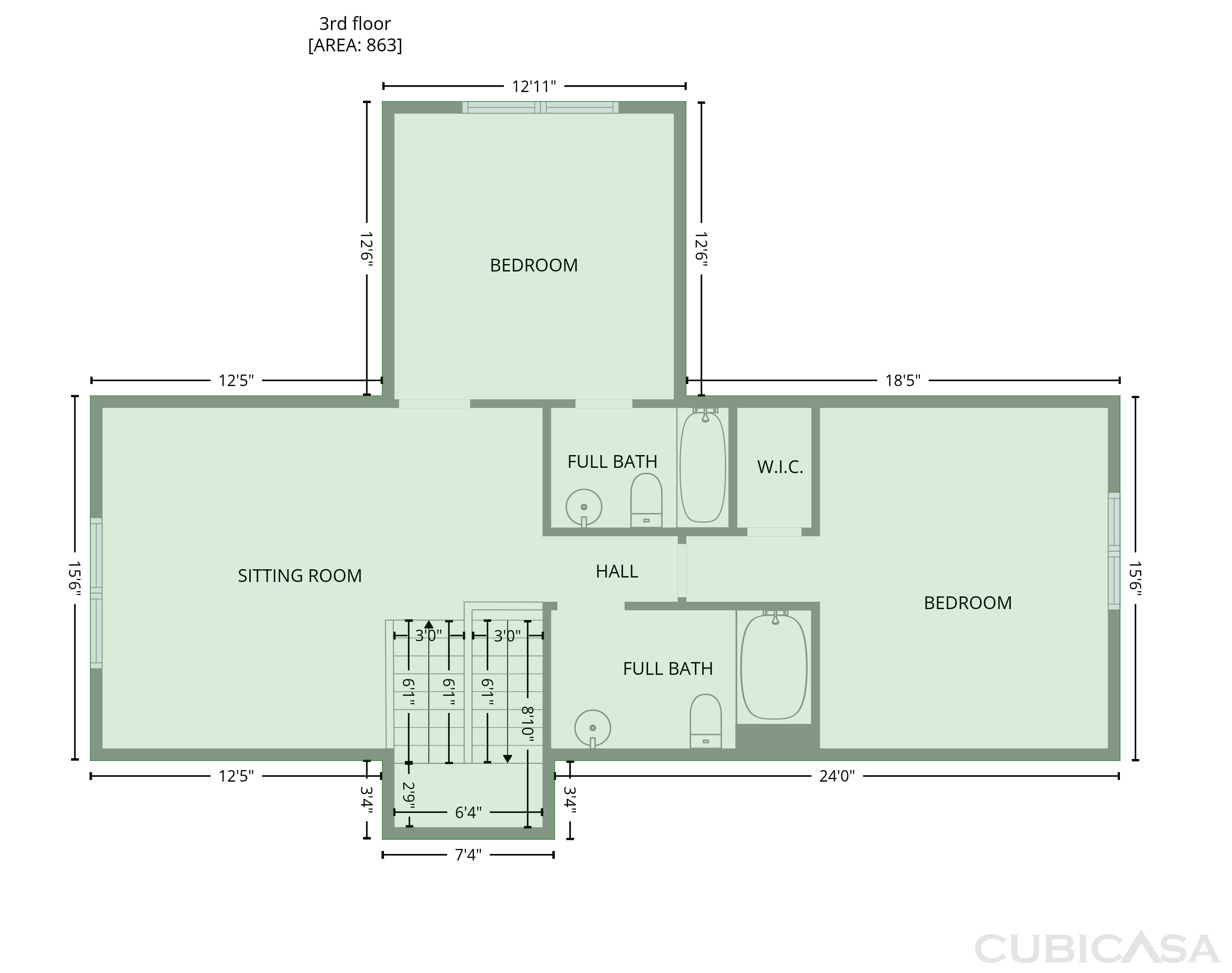 Third Floor of 8785 Ellesmere Dr, Cumming, GA