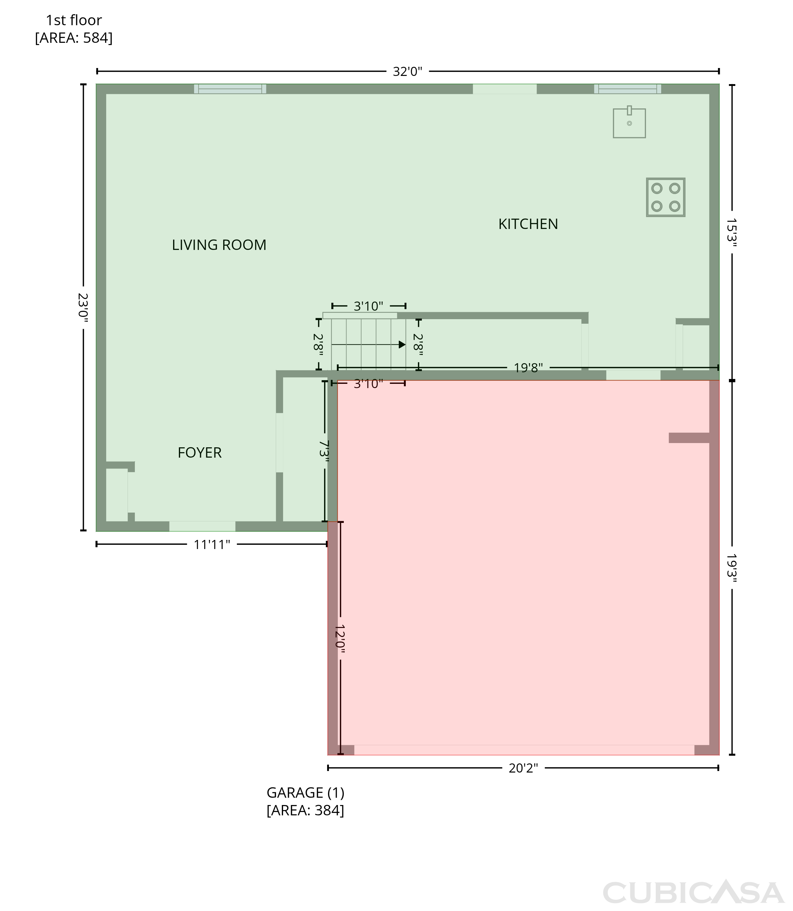 Main Floor of 203 Scotland Dr, Dallas, GA