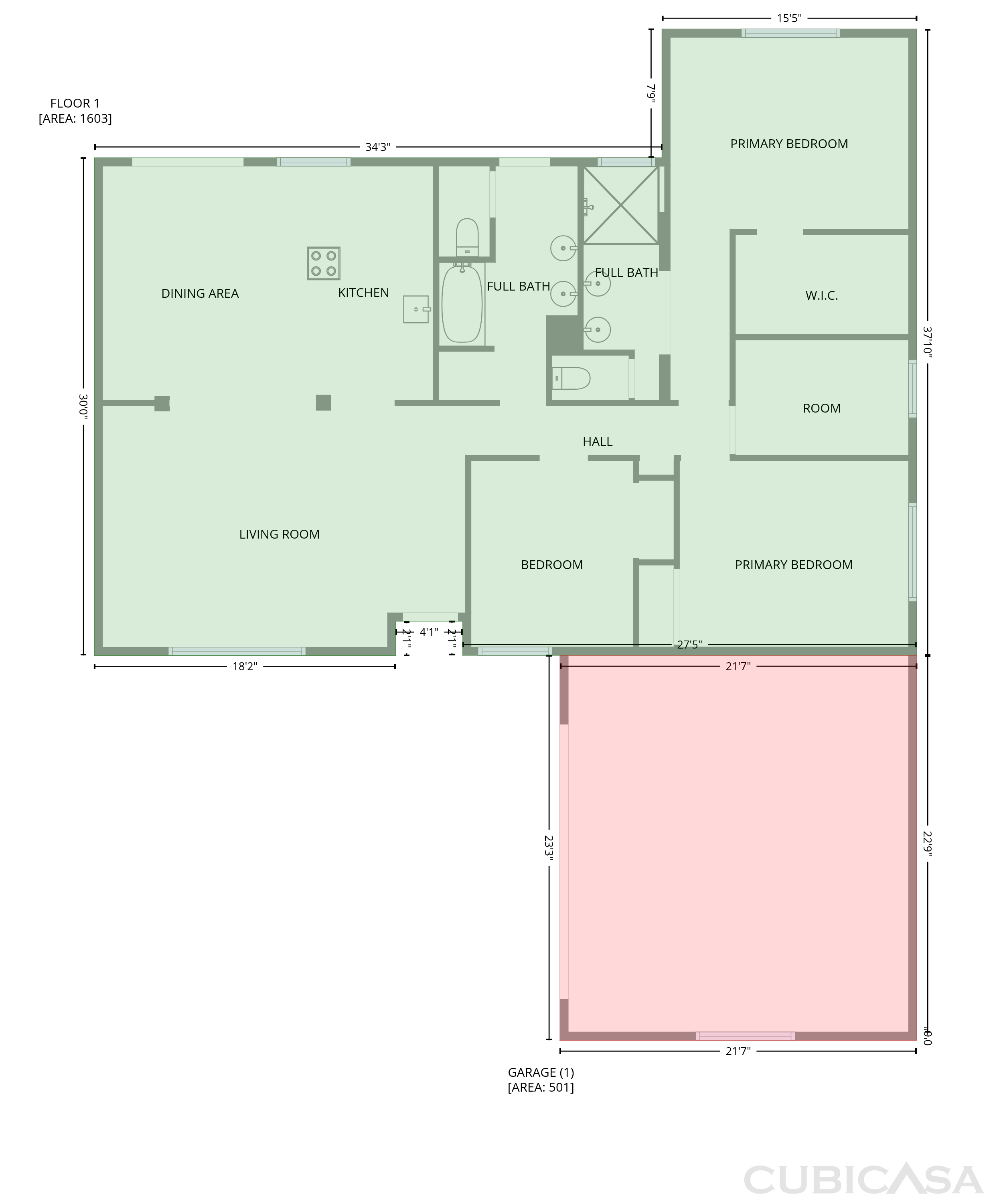 Main Floor of 8414 E Orange Blossom Ln, Scottsdale, AZ