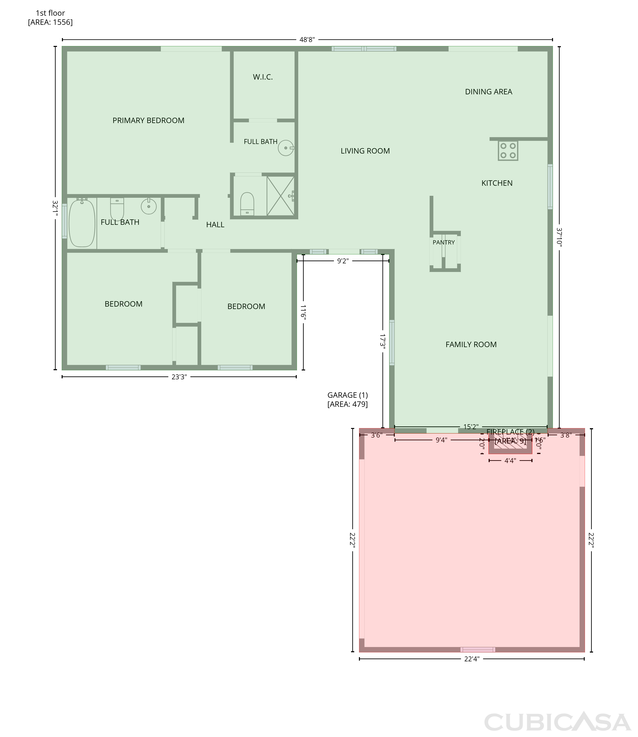 Main Floor of 838 Dutra Ave, Rio Linda, CA