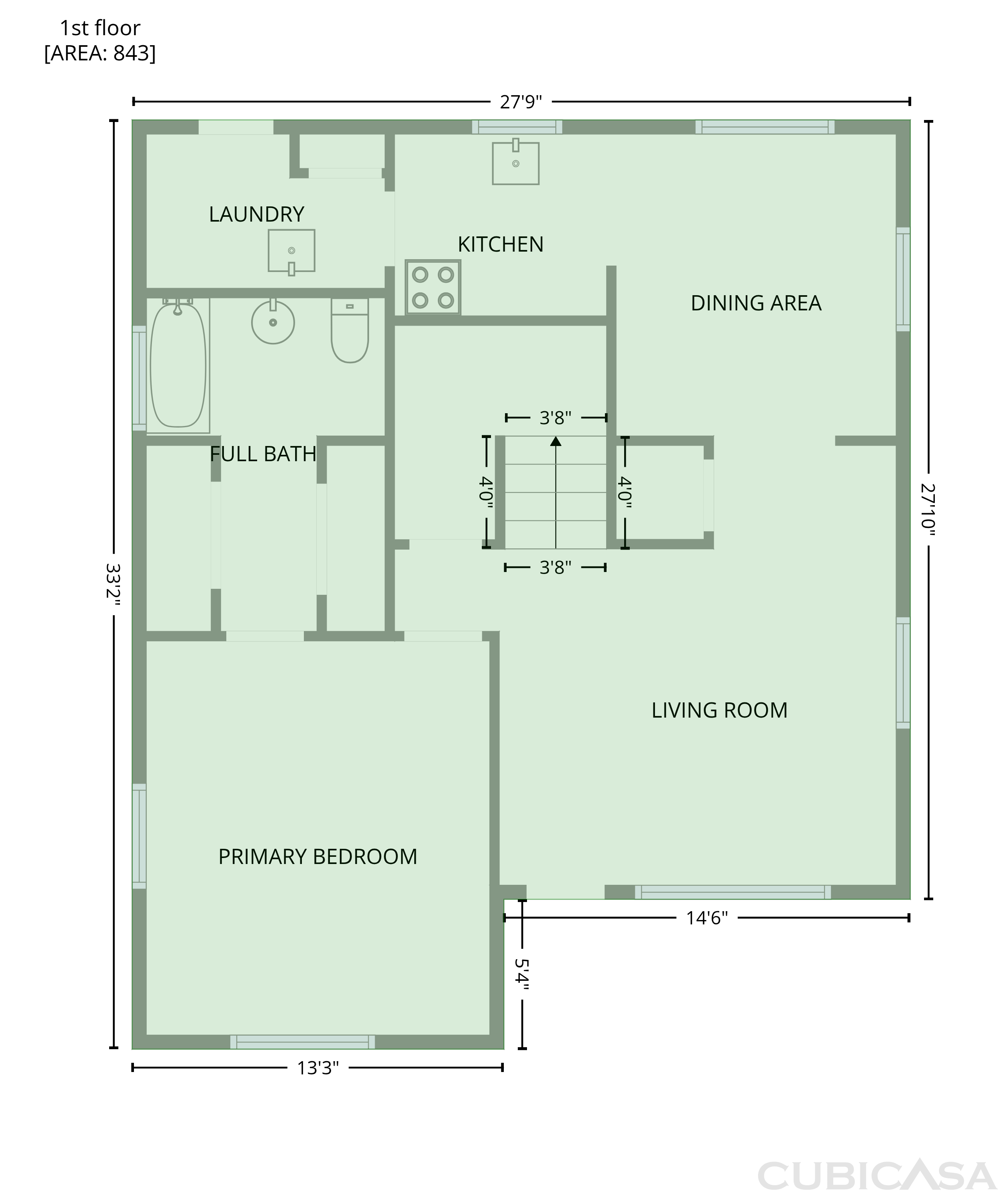 Main Floor of 161 Patrick Dr, Dallas, GA