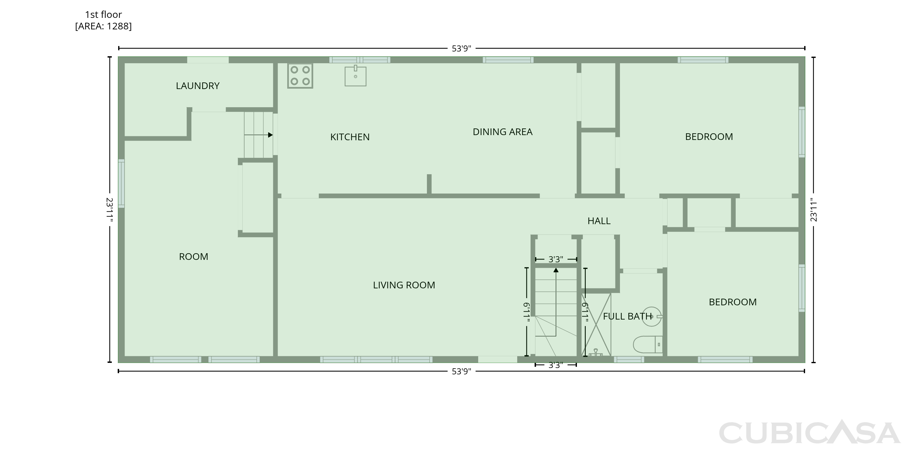 Main Floor of 225 Thomas Nelson Ln, Williamsburg, VA
