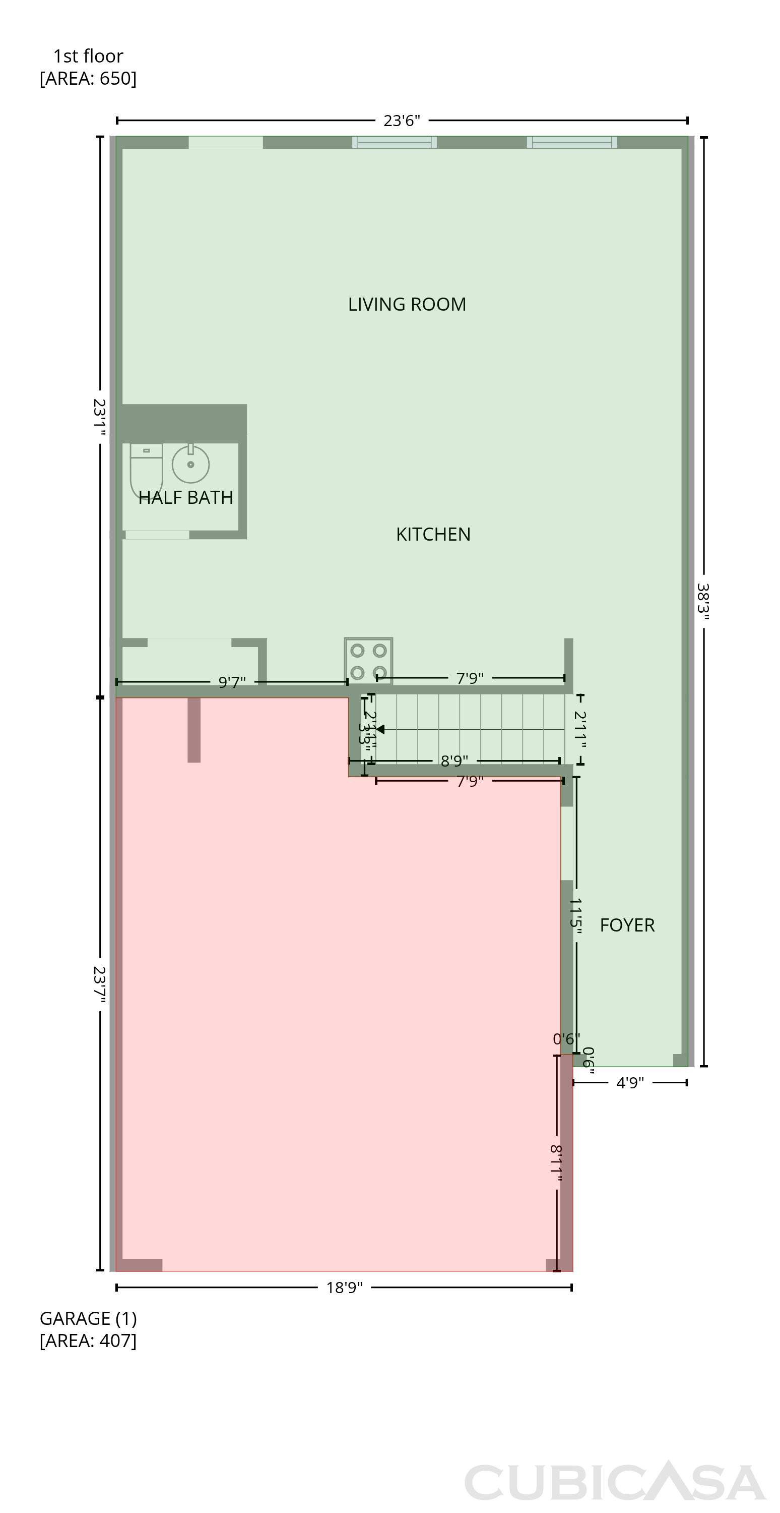 Main Floor of 4574 Bishops Ln, Oakwood, GA