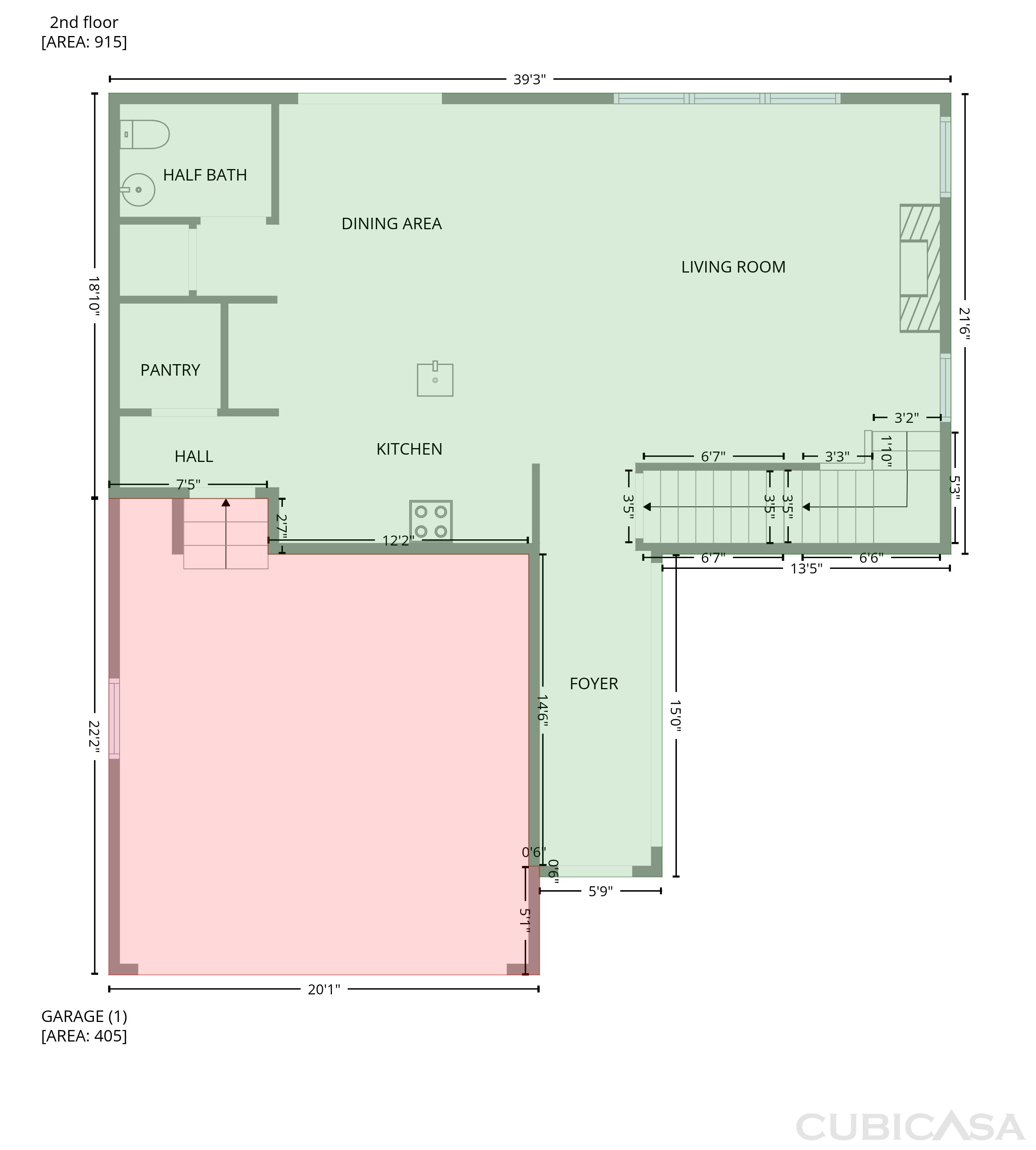 Second Floor of 315 Pewter Cir, Simpsonville, SC