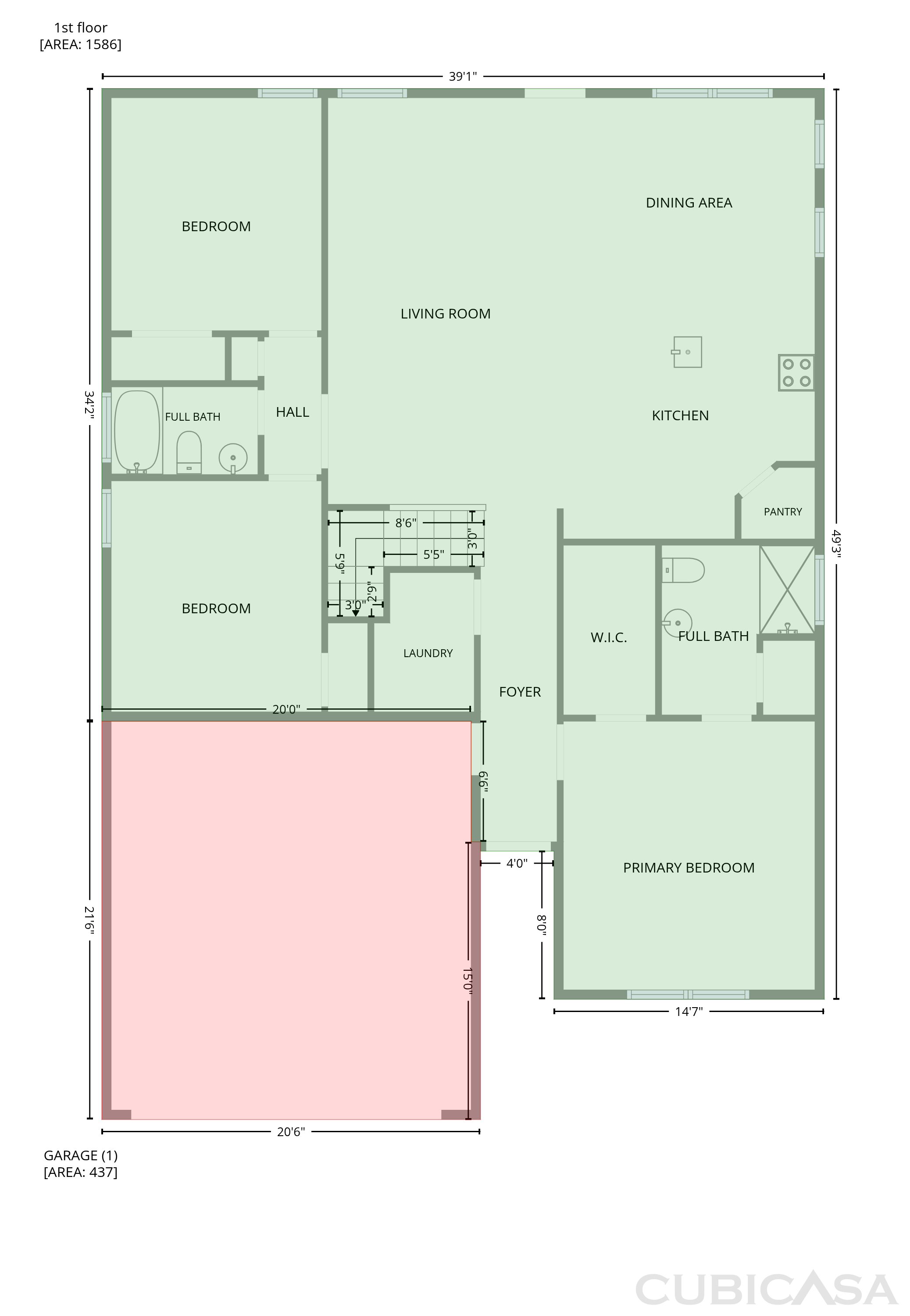 Main Floor of 5815 Shoreline Dr, Rockvale, TN