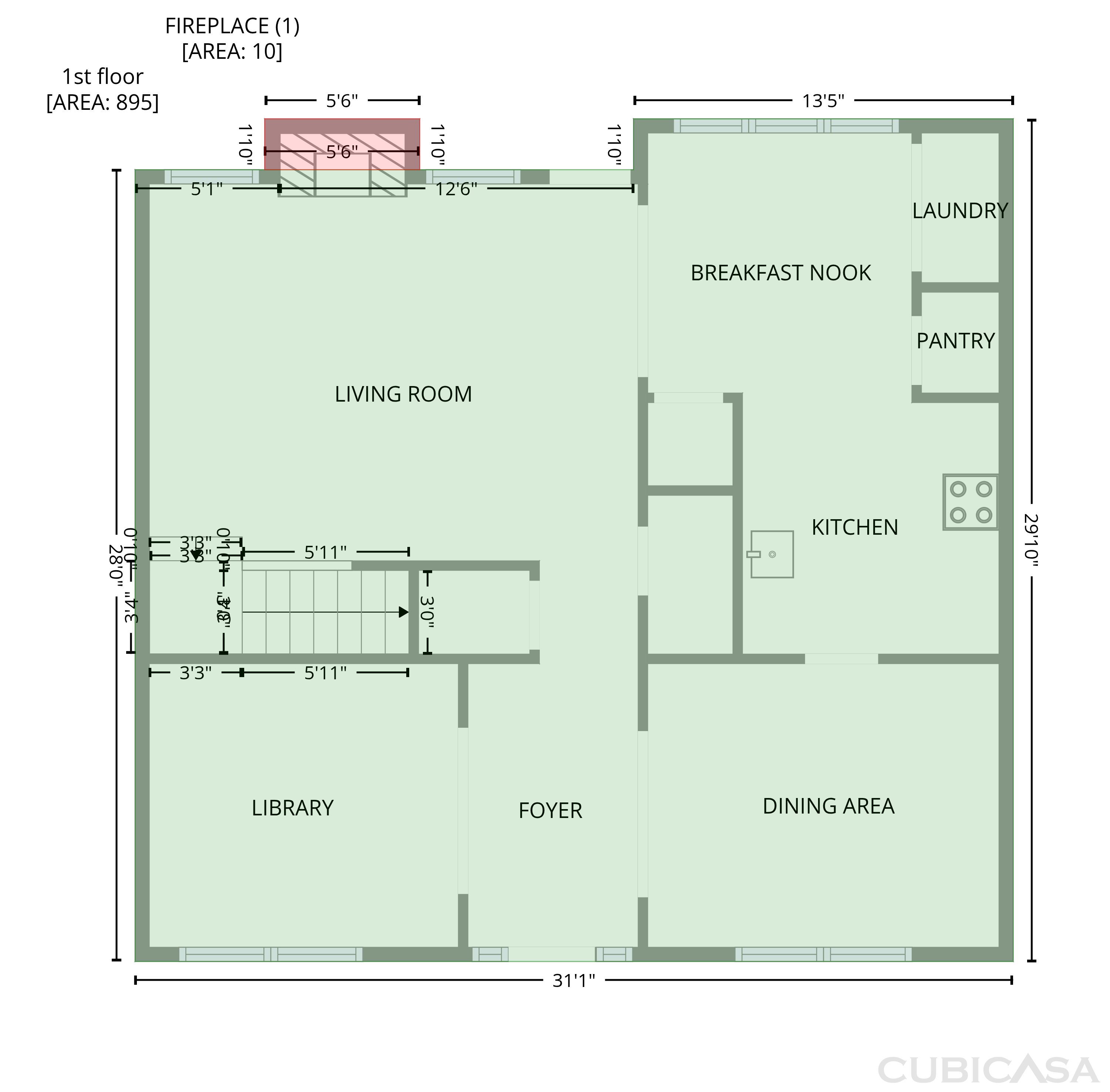 Main Floor of 237 Kensington Trce, Stockbridge, GA