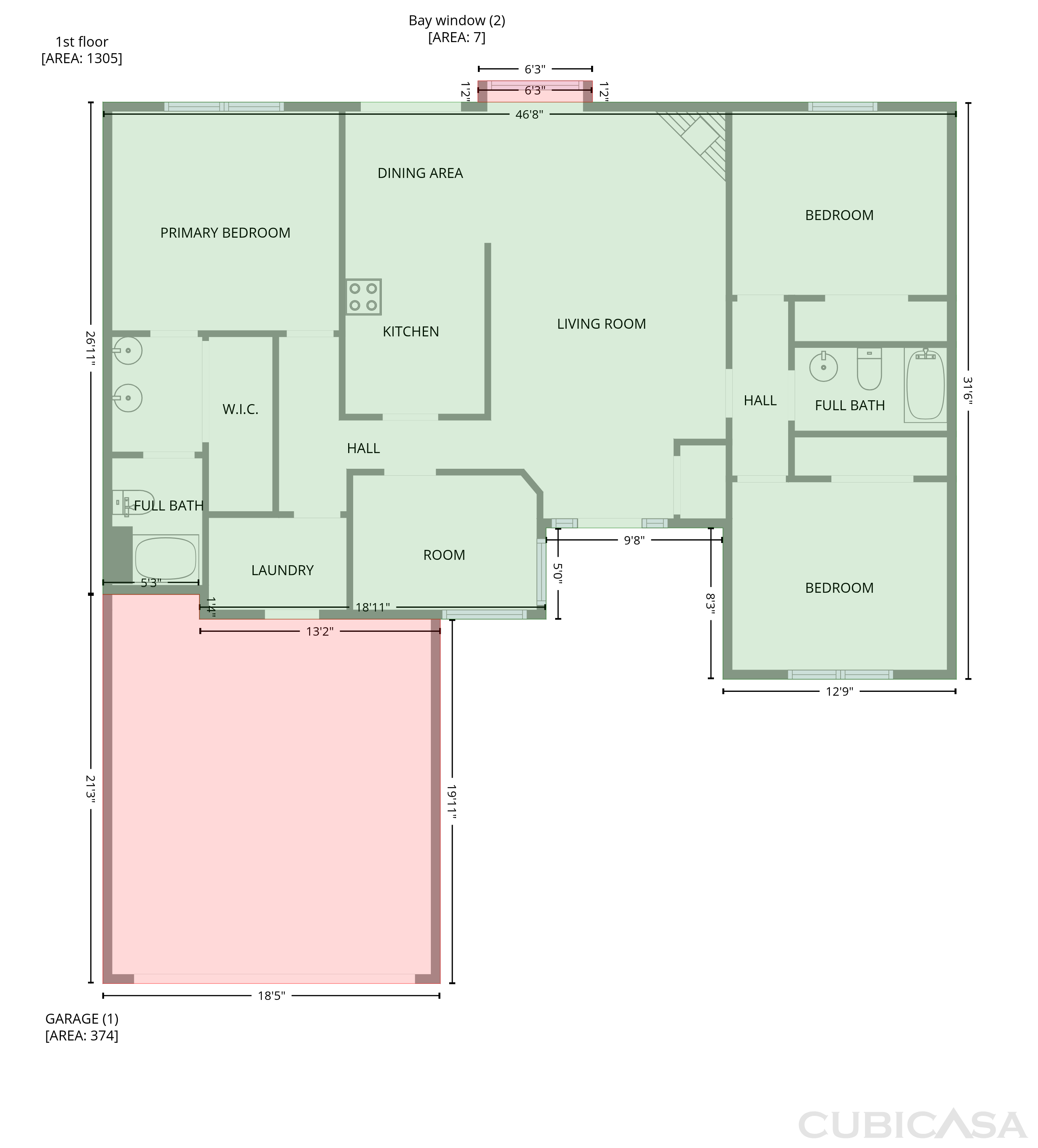 Main Floor of 227 Park Place Ct, Avon, IN