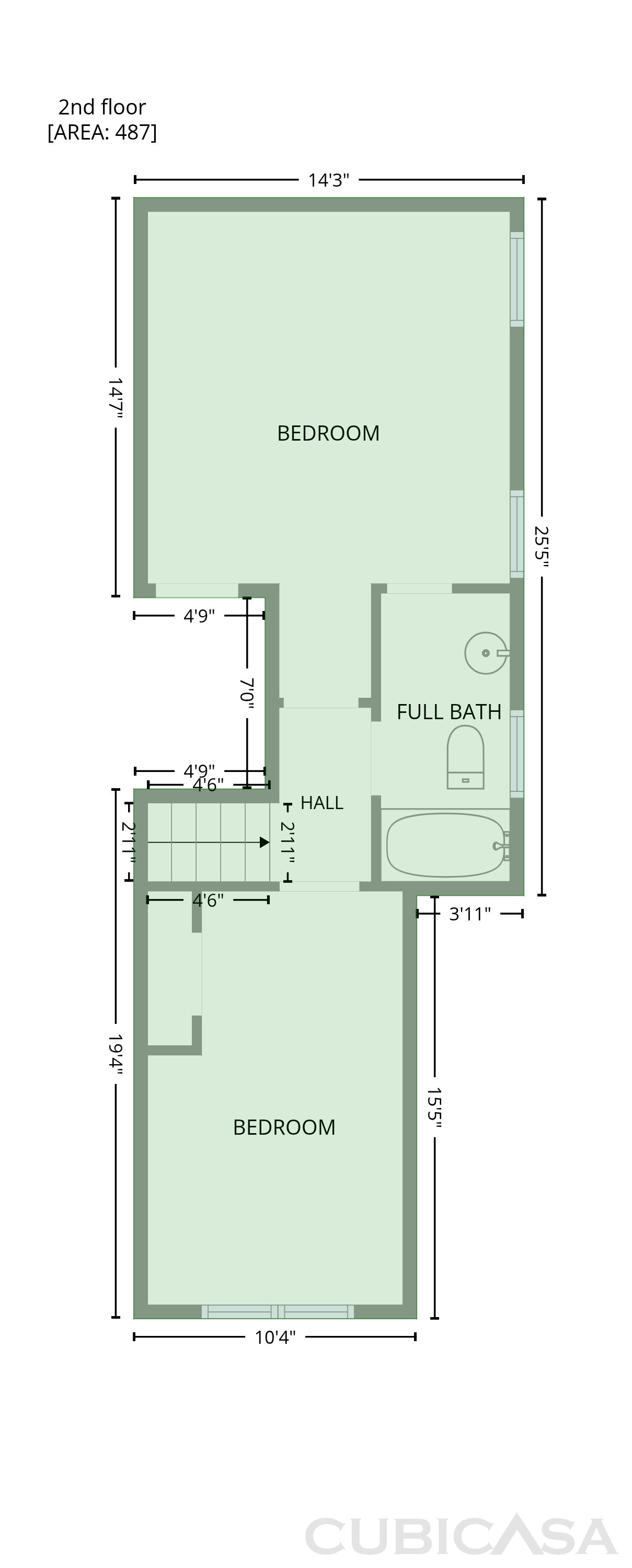 Second Floor of 6936 Red Bone Way, Lithonia, GA