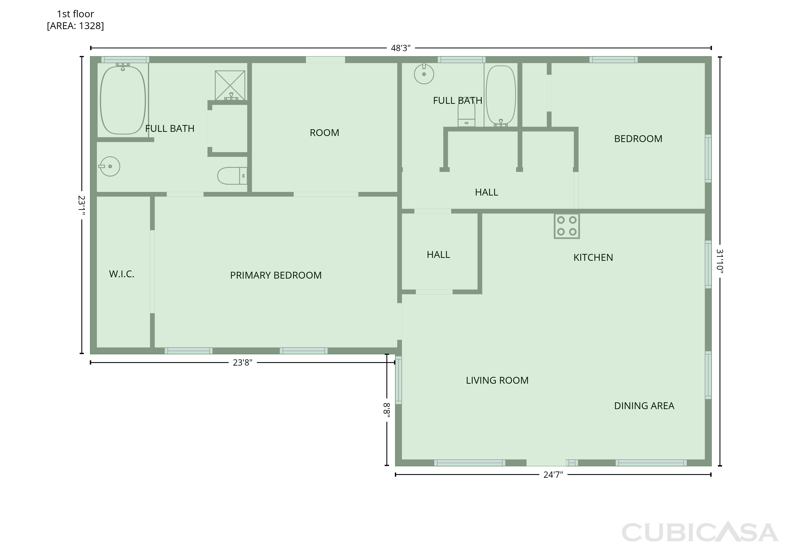 Main Floor of 4083 Gainesville Hwy, Alto, GA