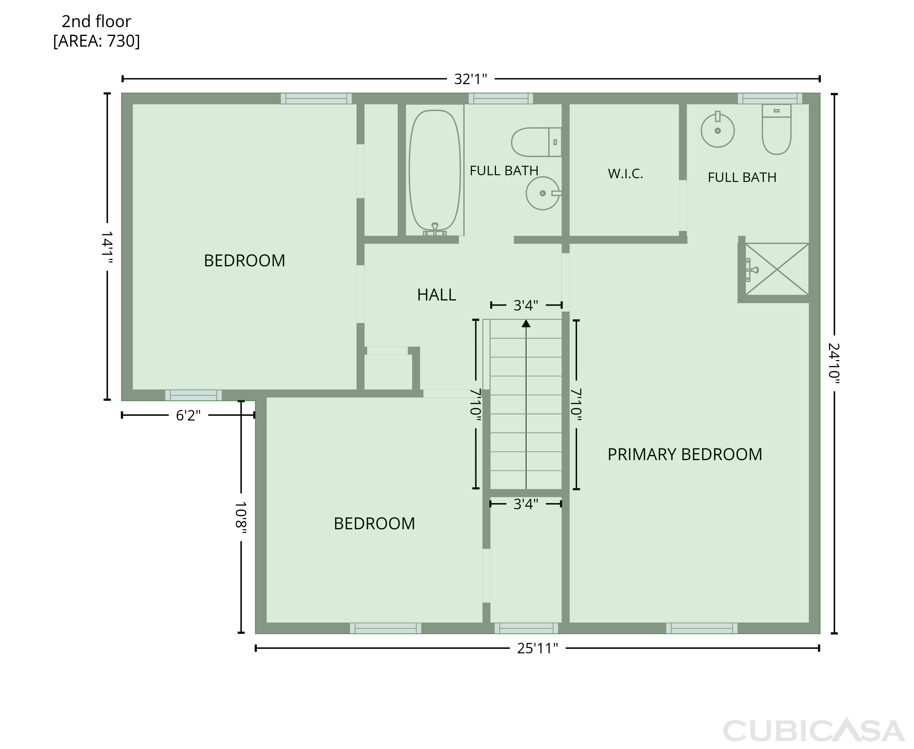 Second Floor of 106 Deblyn Ct, Pine Level, NC