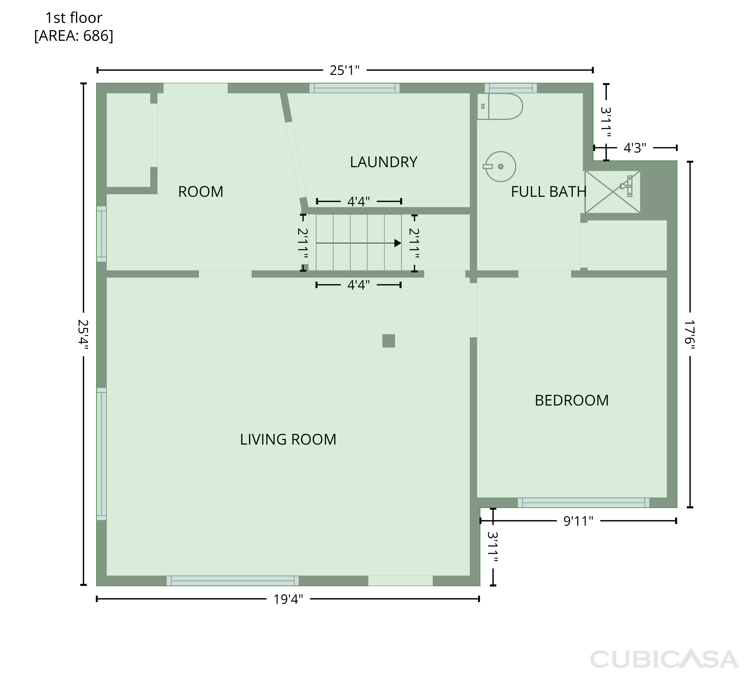 Main Floor of 70 Rustling Oaks St, Coldspring, TX