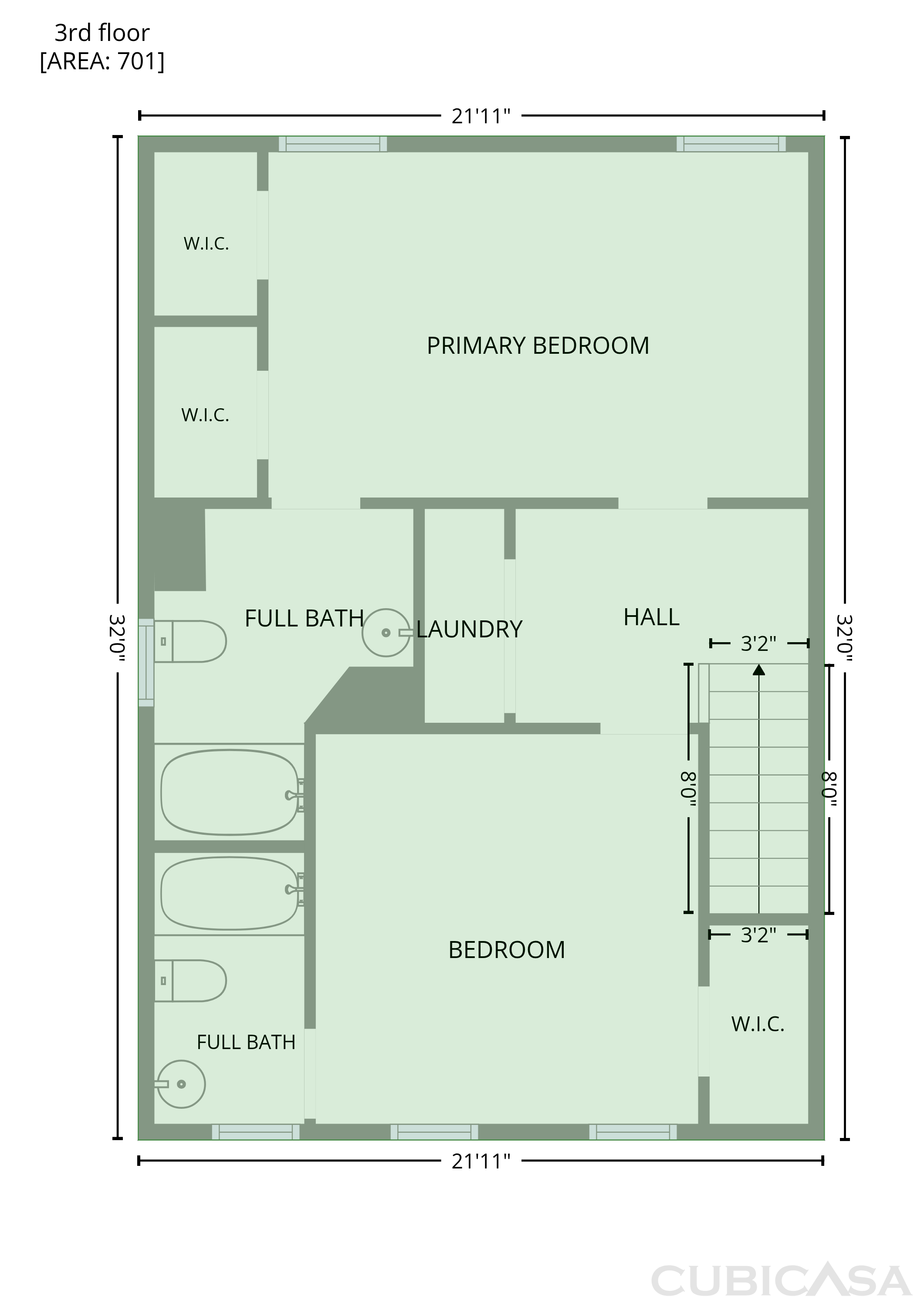 Third Floor of 2162 Mill Garden Run, Buford, GA