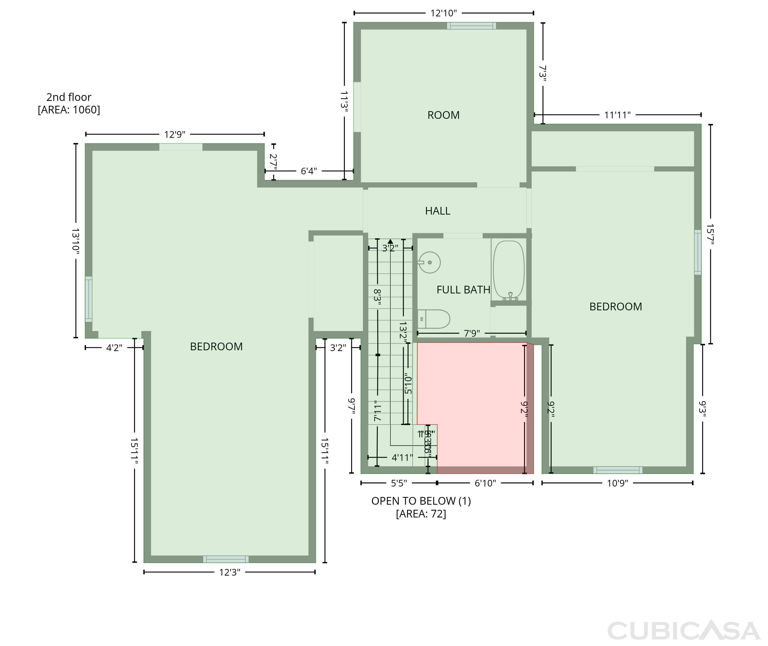 Second Floor of 200 Kripple Kreek Dr, Sharpsburg, GA
