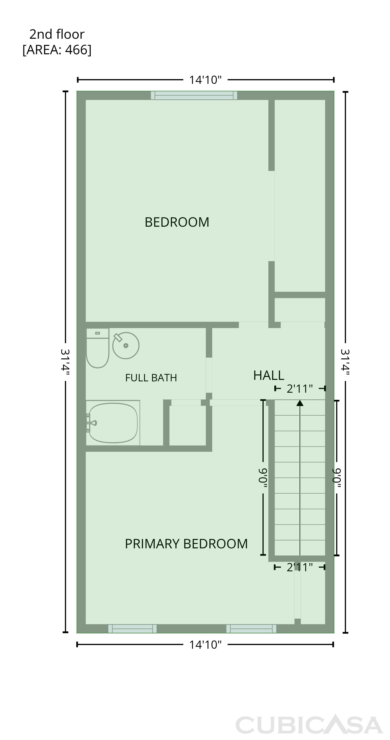 Second Floor of 1311 W Meadowview Rd, Greensboro, NC