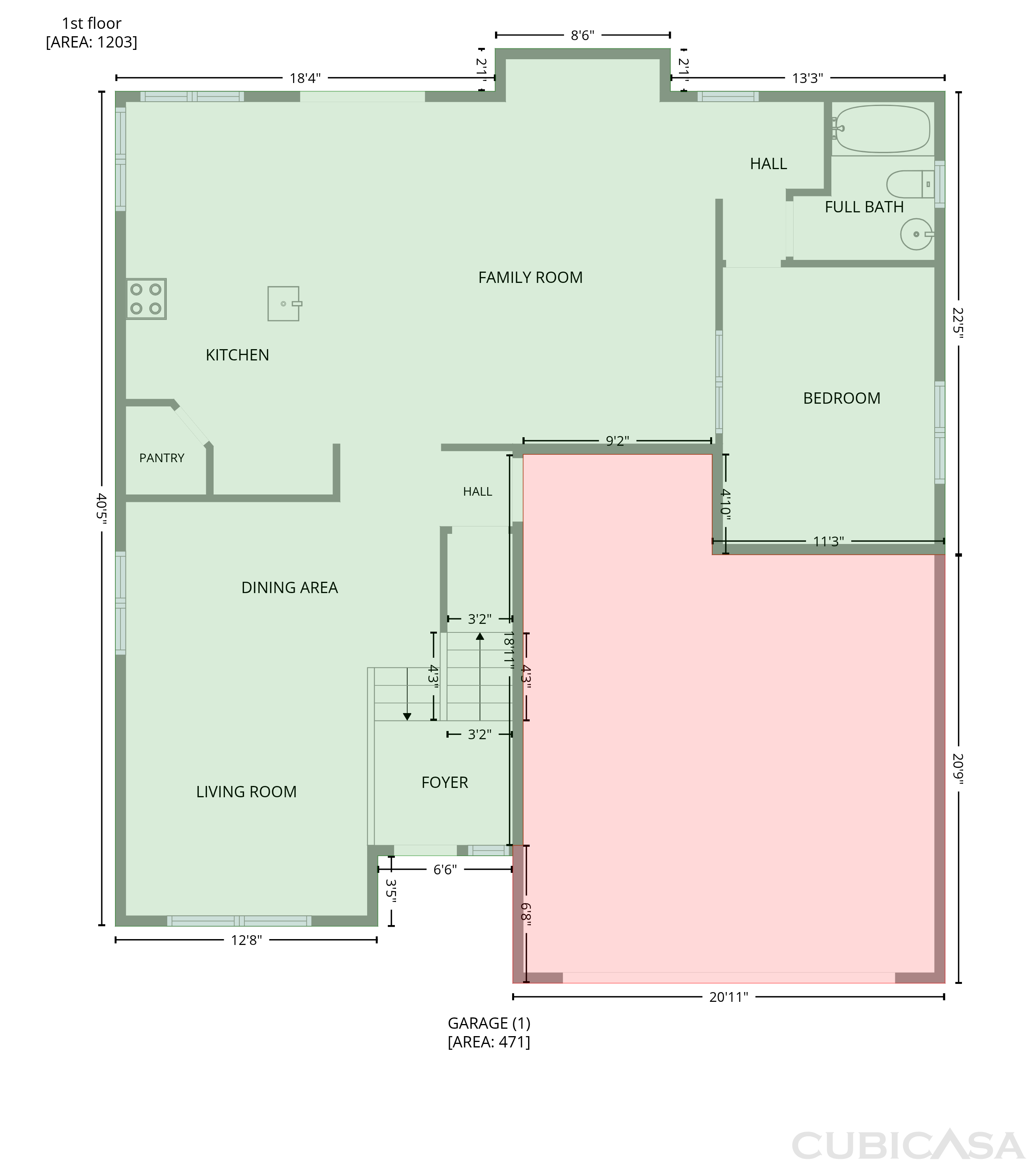 Main Floor of 1806 N Wildflower Ln, Casa Grande, AZ