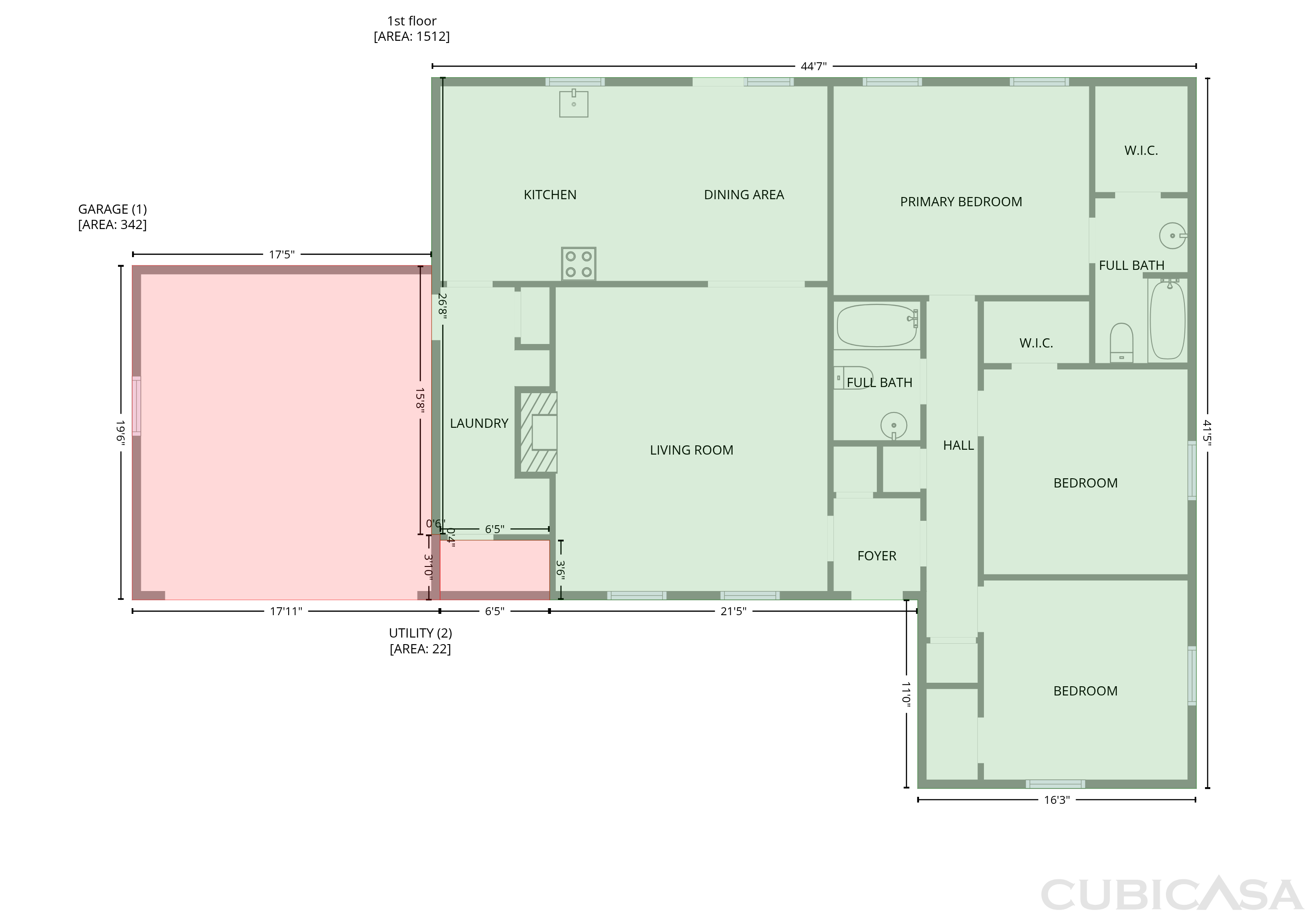 Main Floor of 2127 N Village Dr, Bonham, TX