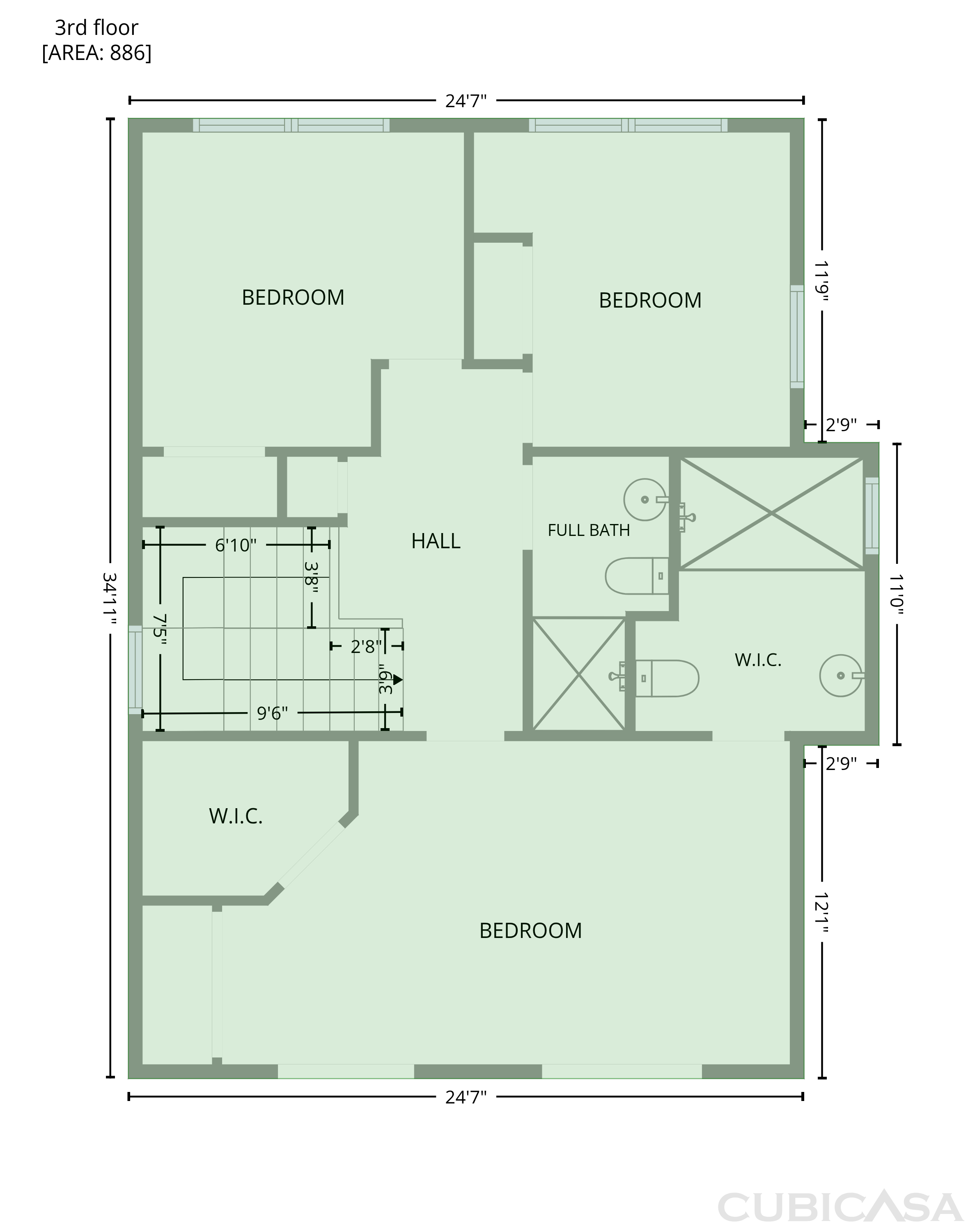 Floor 5 of 6112 Pinehurst Dr, Nashville, TN