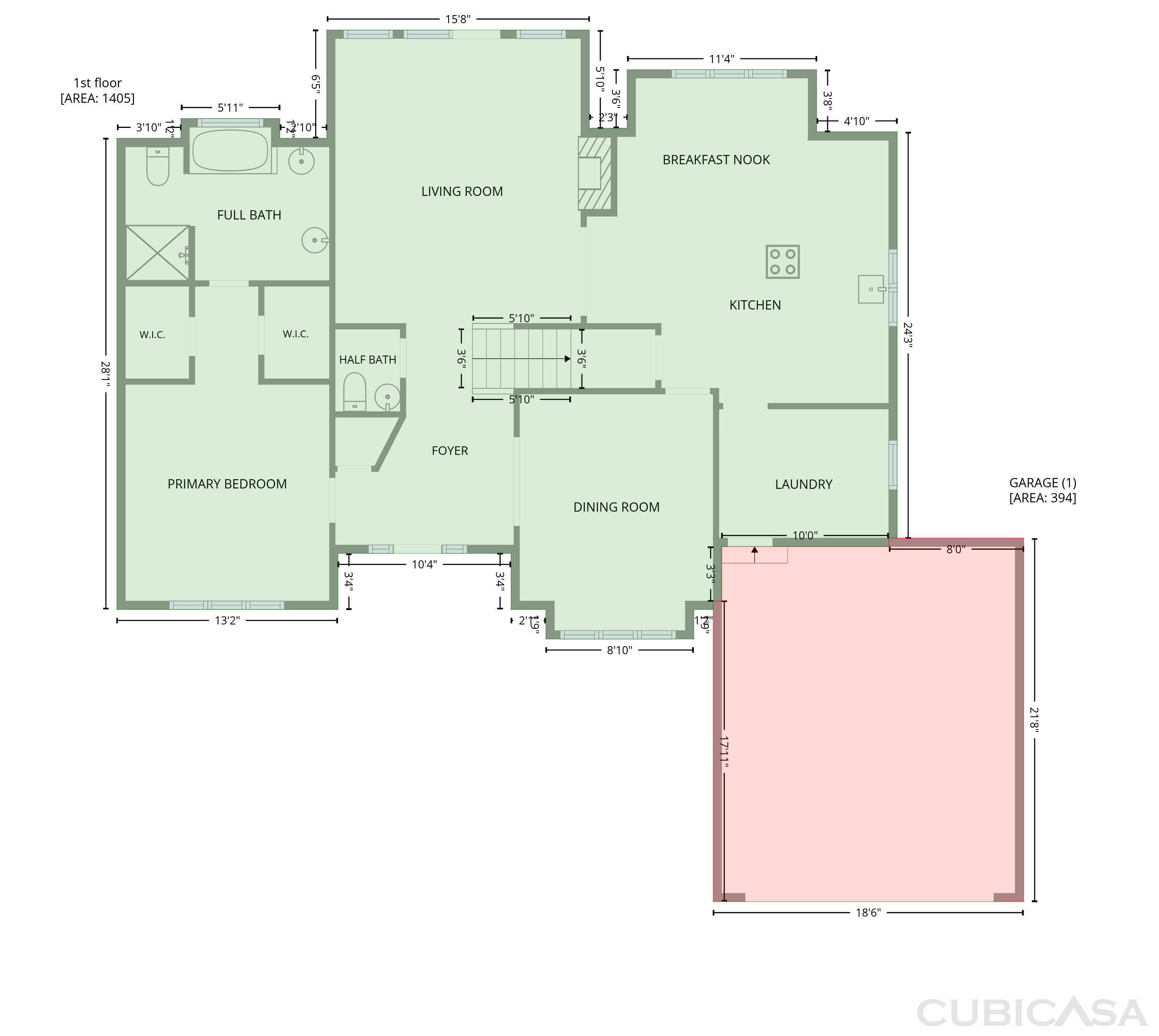Main Floor of 212 Timberlane Dr, Belmont, NC