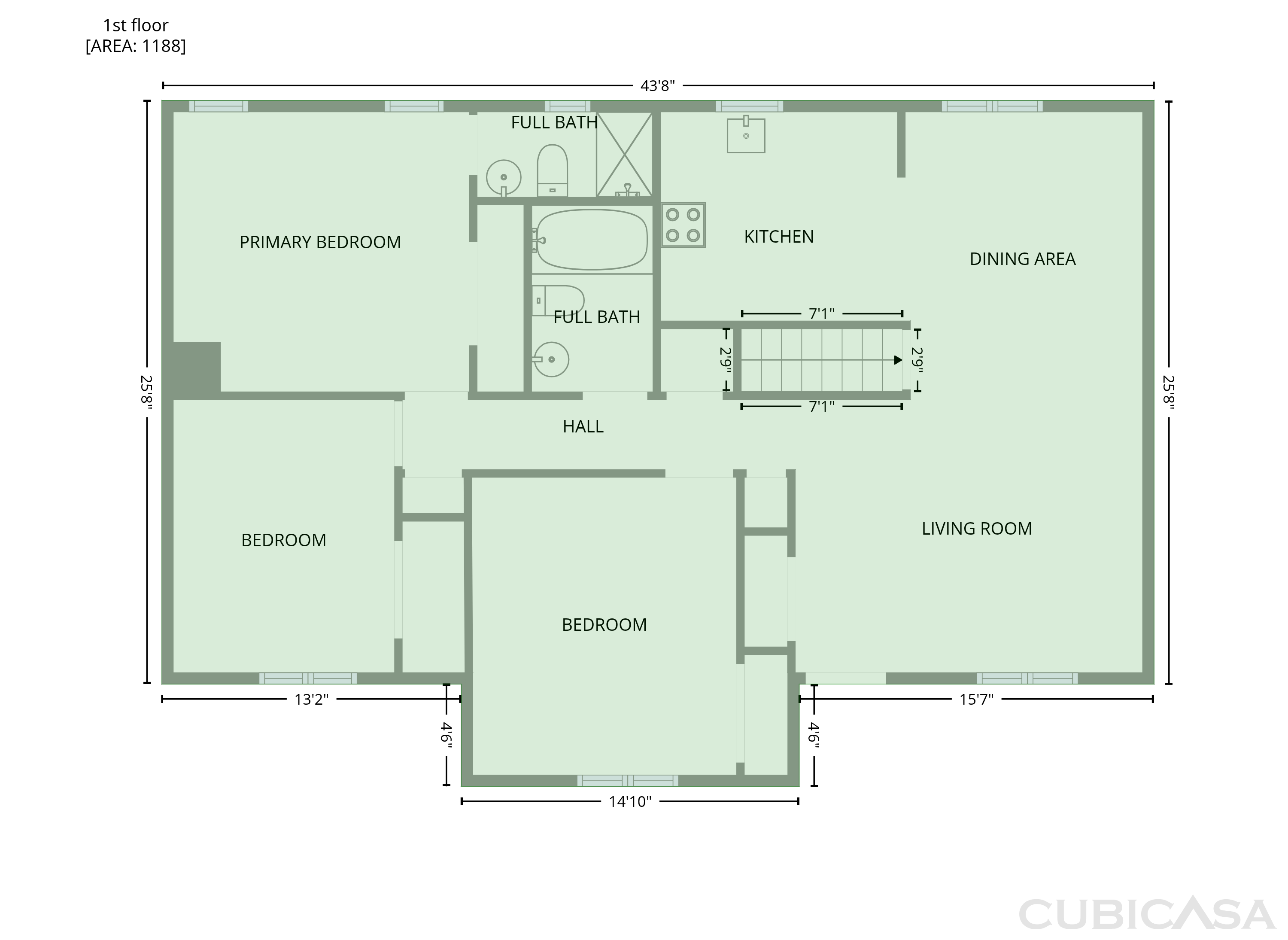 Second Floor of 3510 Cedartree Ter, Winston-Salem, NC