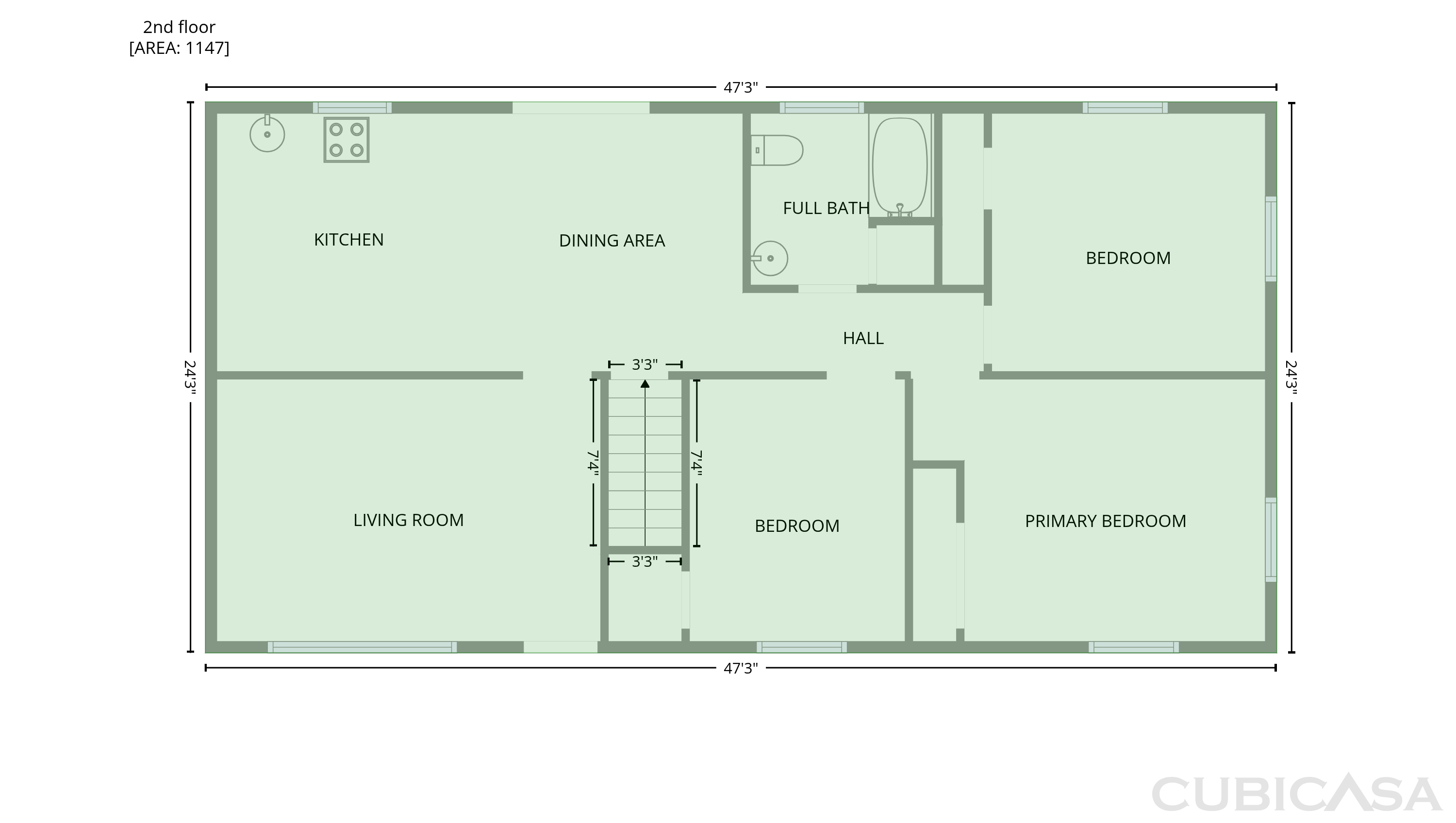 Second Floor of 2510 Middleton Dr, Gastonia, NC