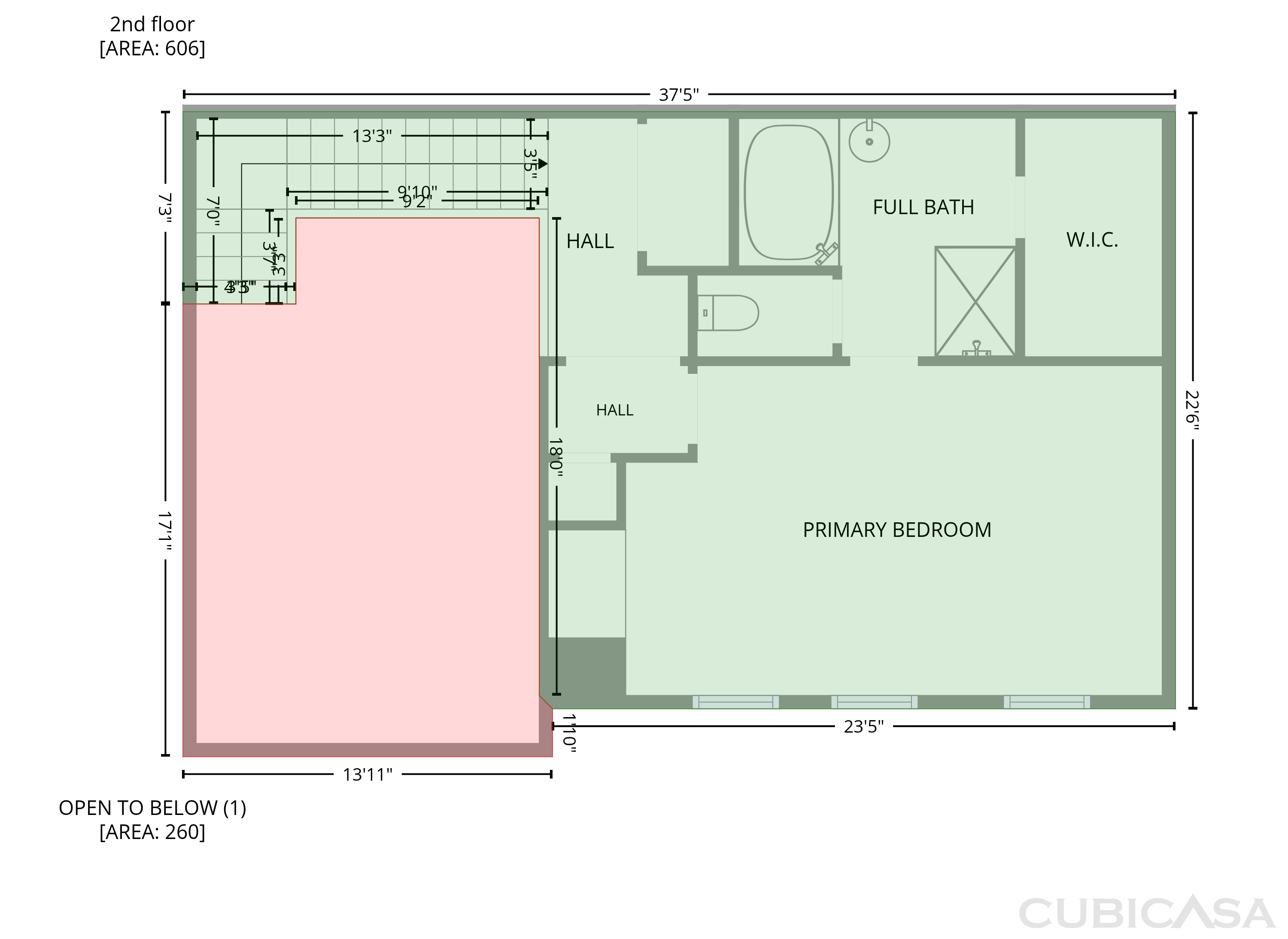 Upper level