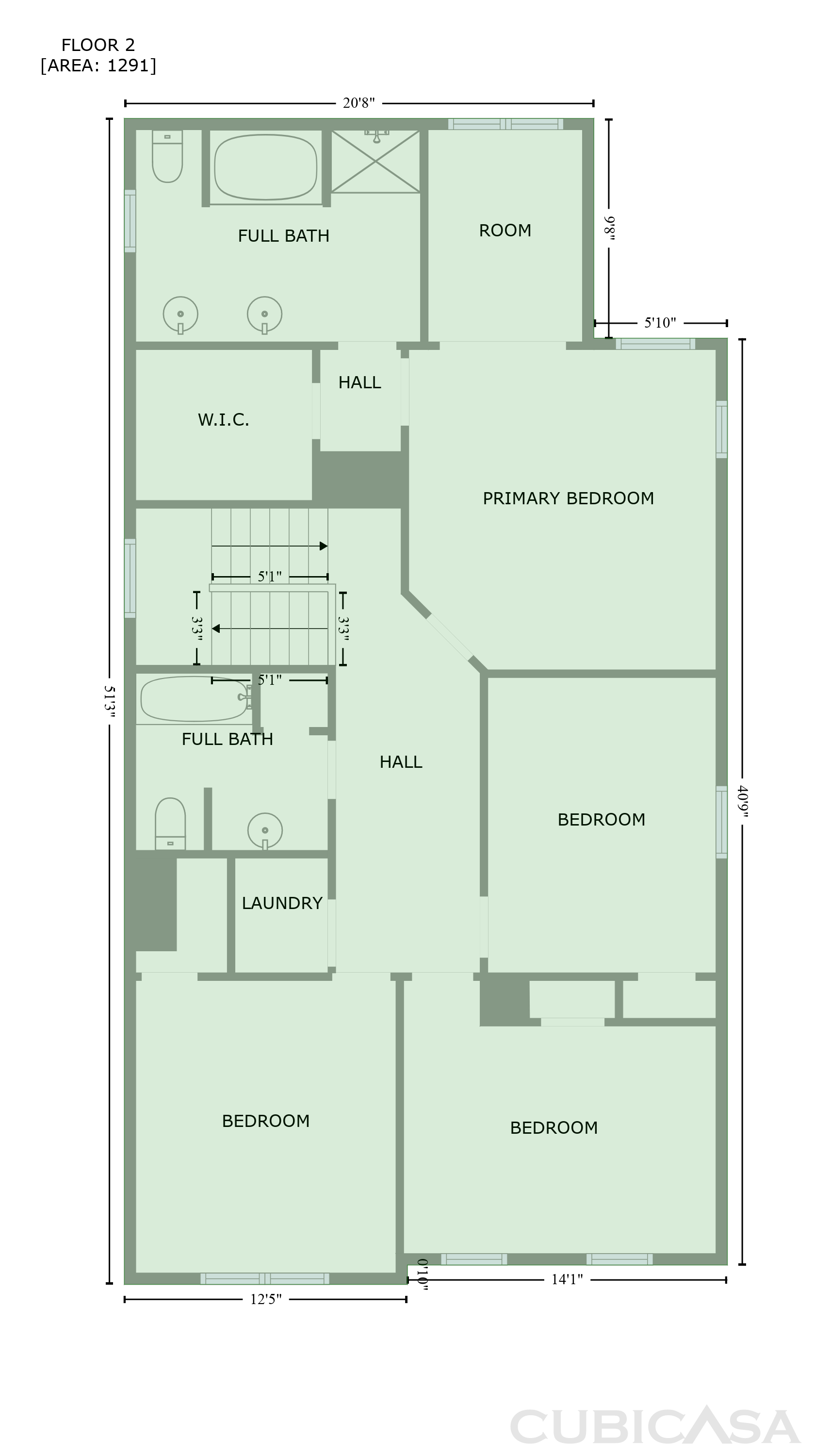 Second Floor of 4890 Heritage Cir, Atlanta, GA
