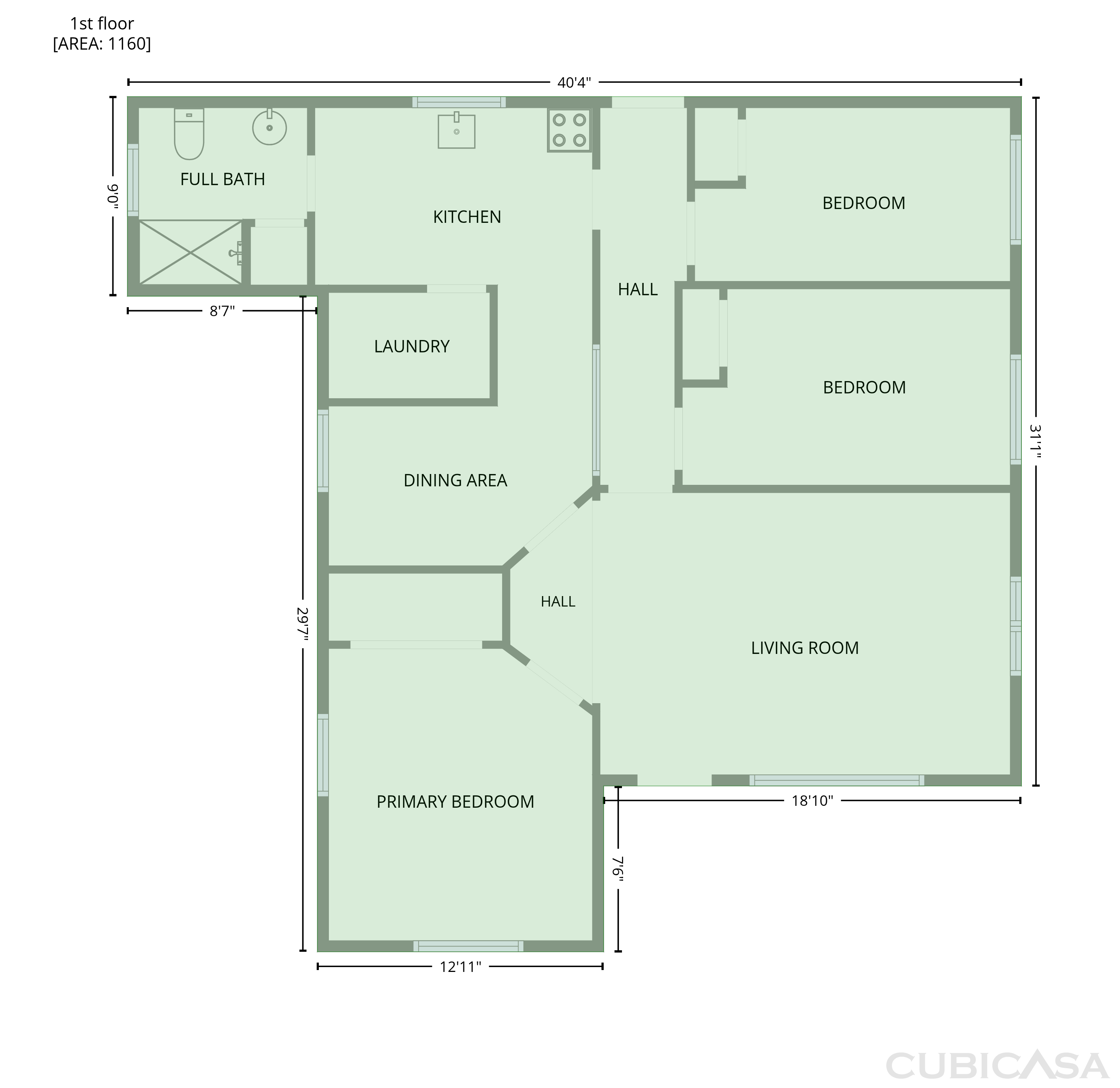 Main Floor of 2545 W Mount Vernon Rd, Bethpage, TN