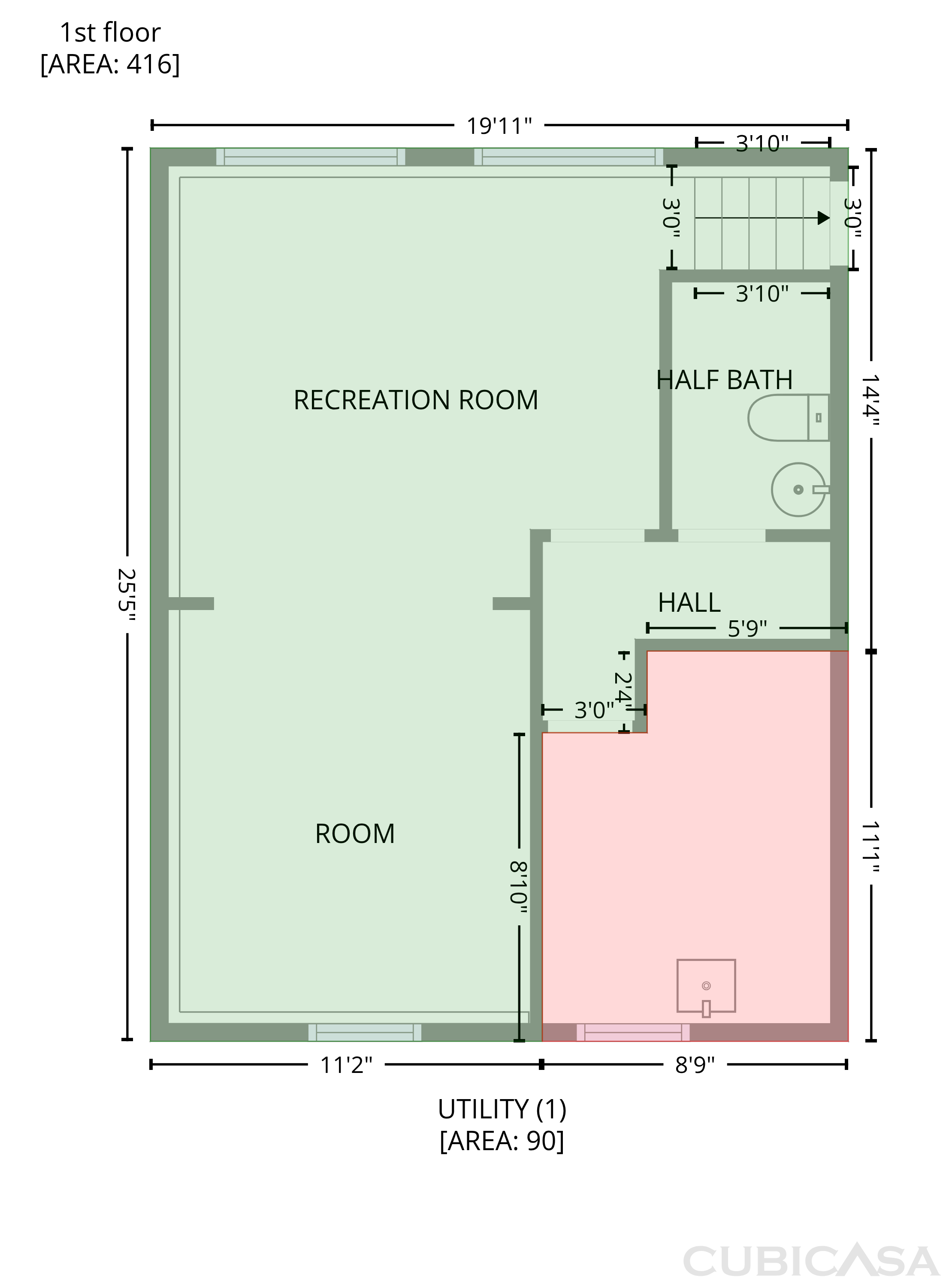 Main Floor of 5752 Sunset Trl, Ypsilanti, MI