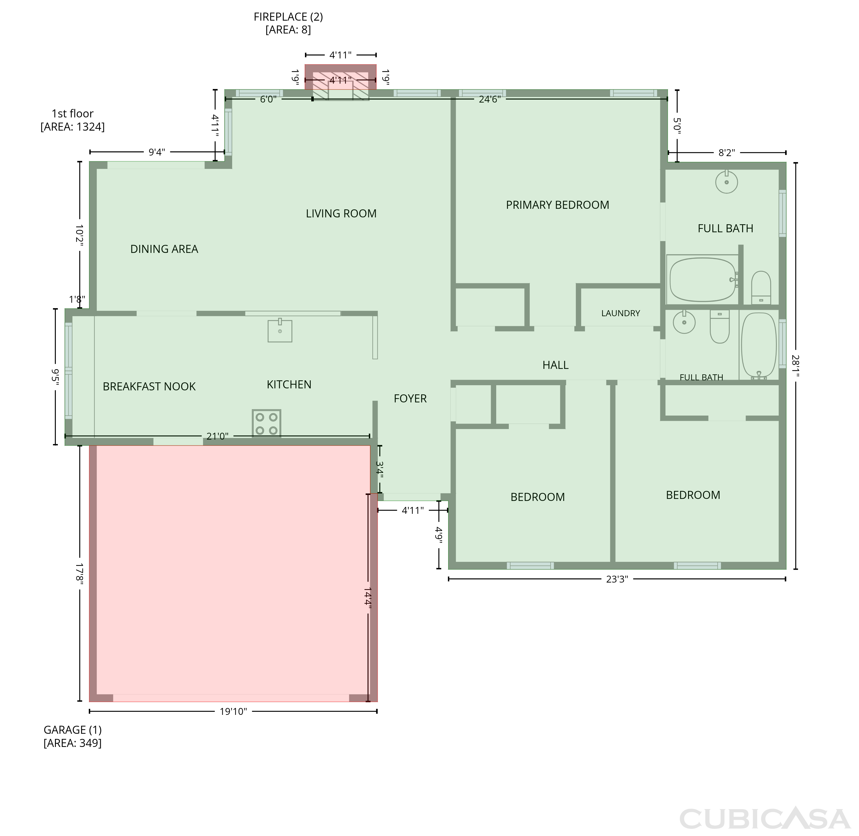 Main Floor of 5857 Mistyview Dr, Rex, GA