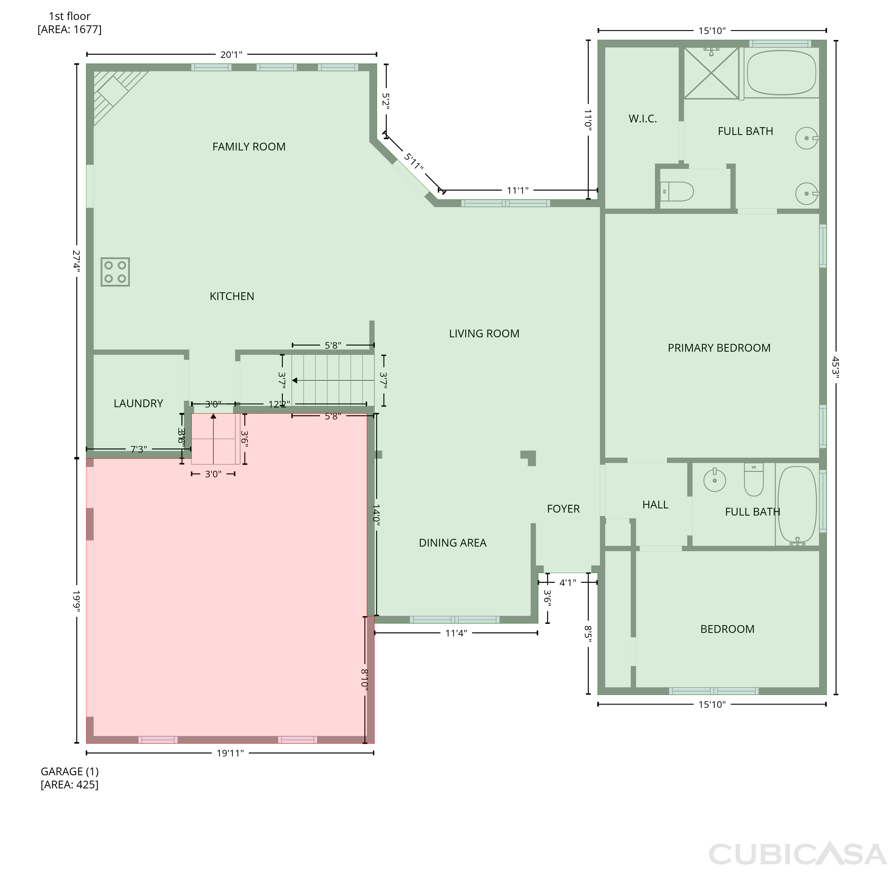 Main Floor of 3512 Martins Woods Ln, La Vergne, TN
