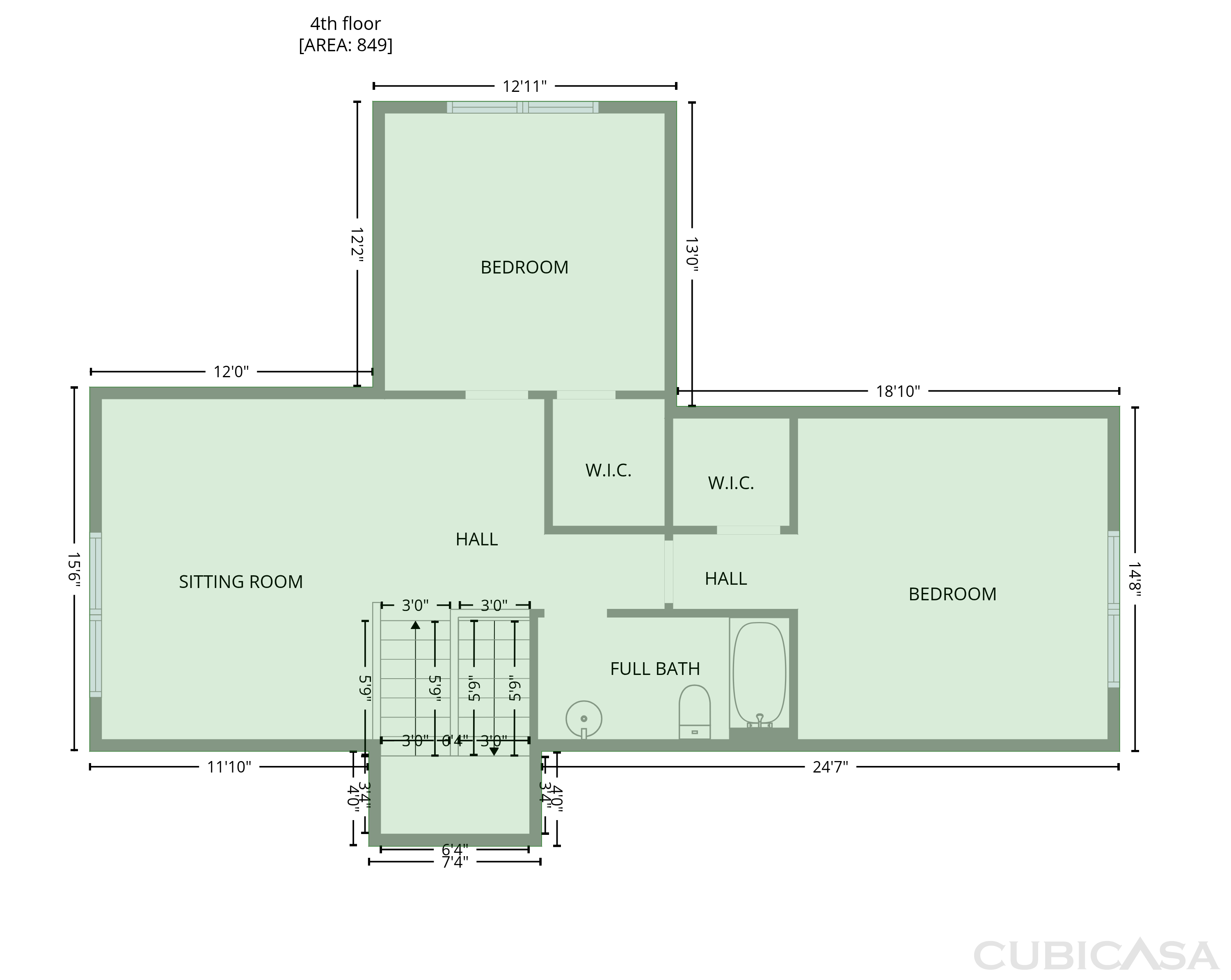 Floor 4 of 7295 Madison Cir, Union City, GA
