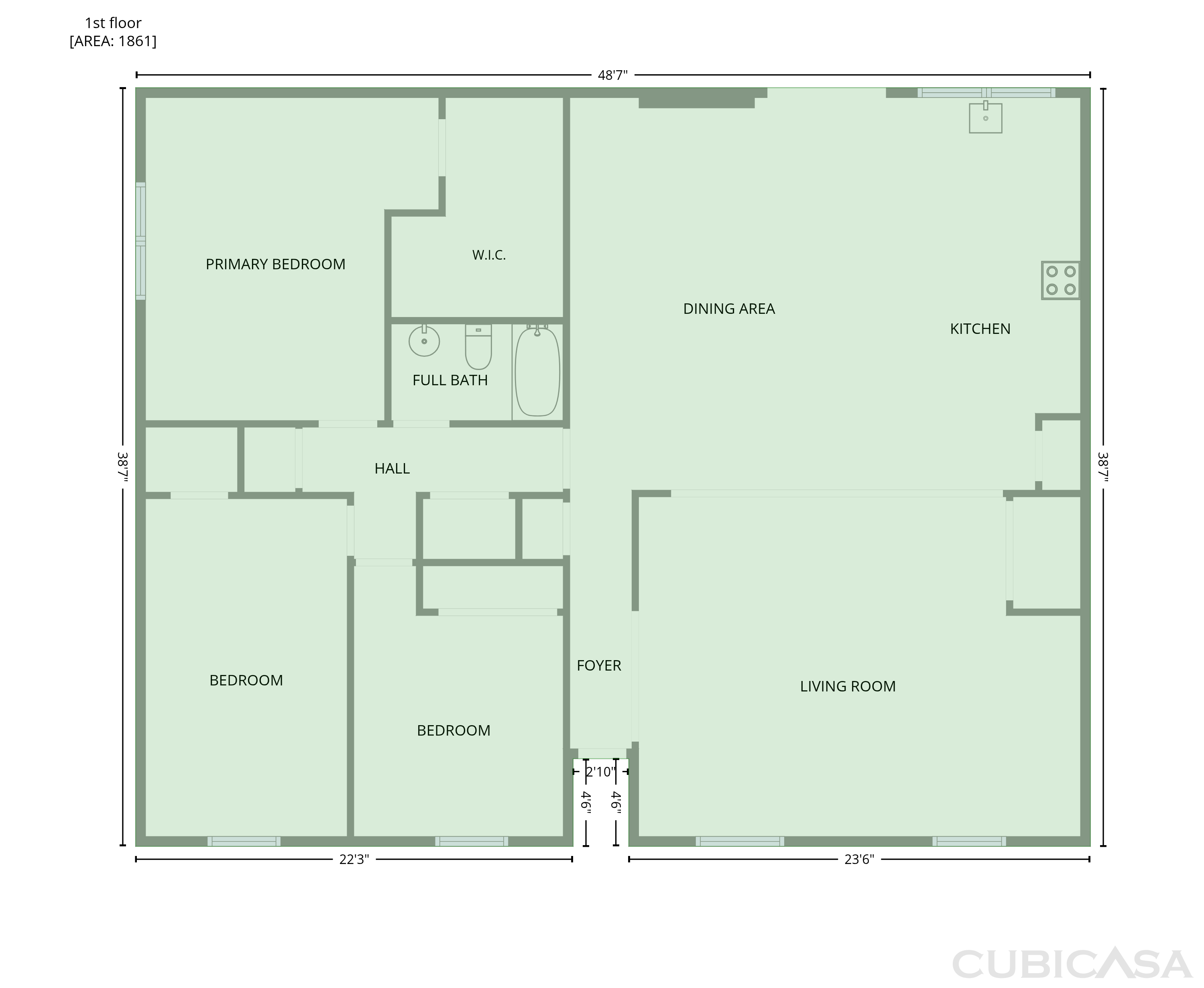 Main Floor of 5005 Strickland Ave, The Colony, TX