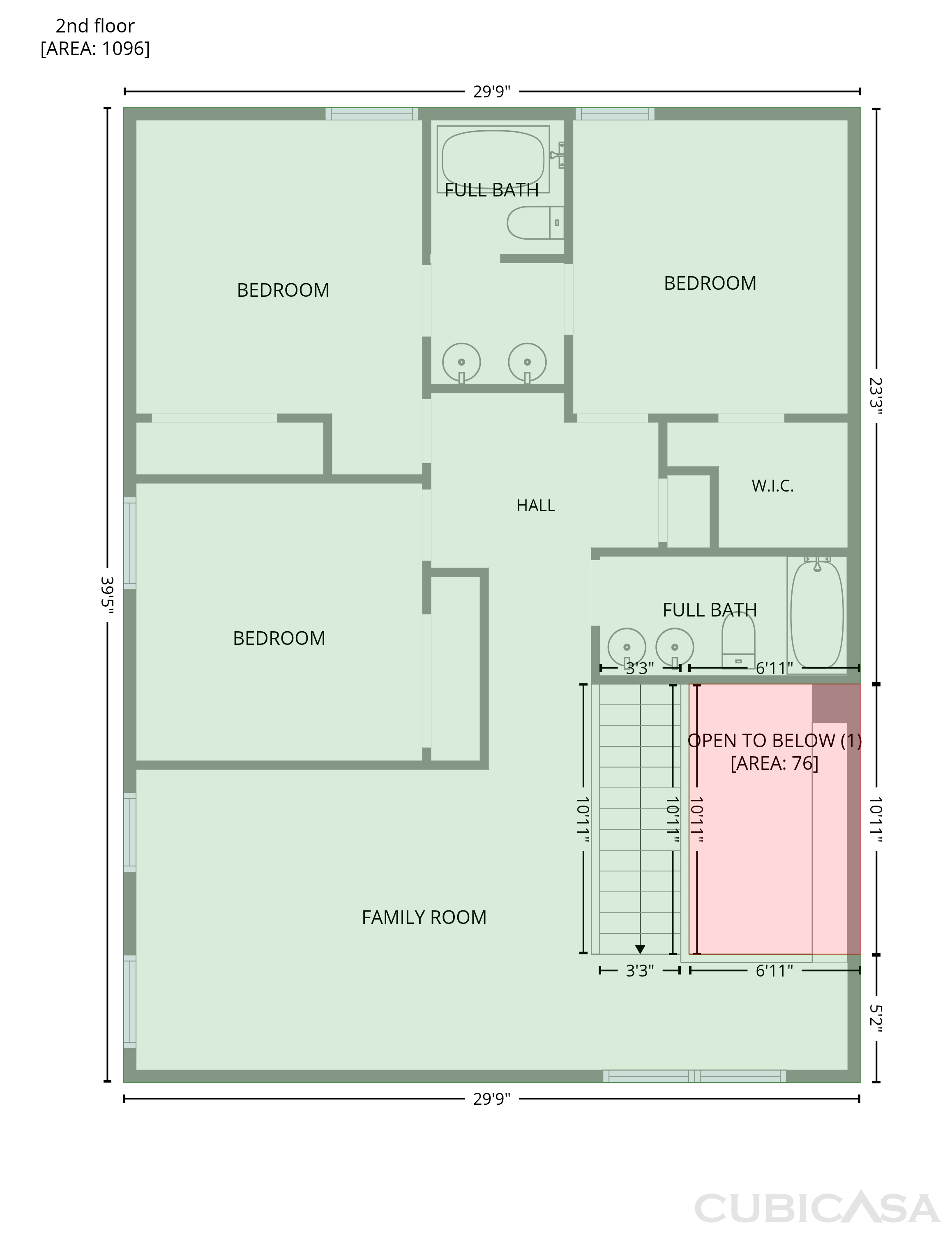 Second Floor of 7463 Buckview Ct, Kernersville, NC