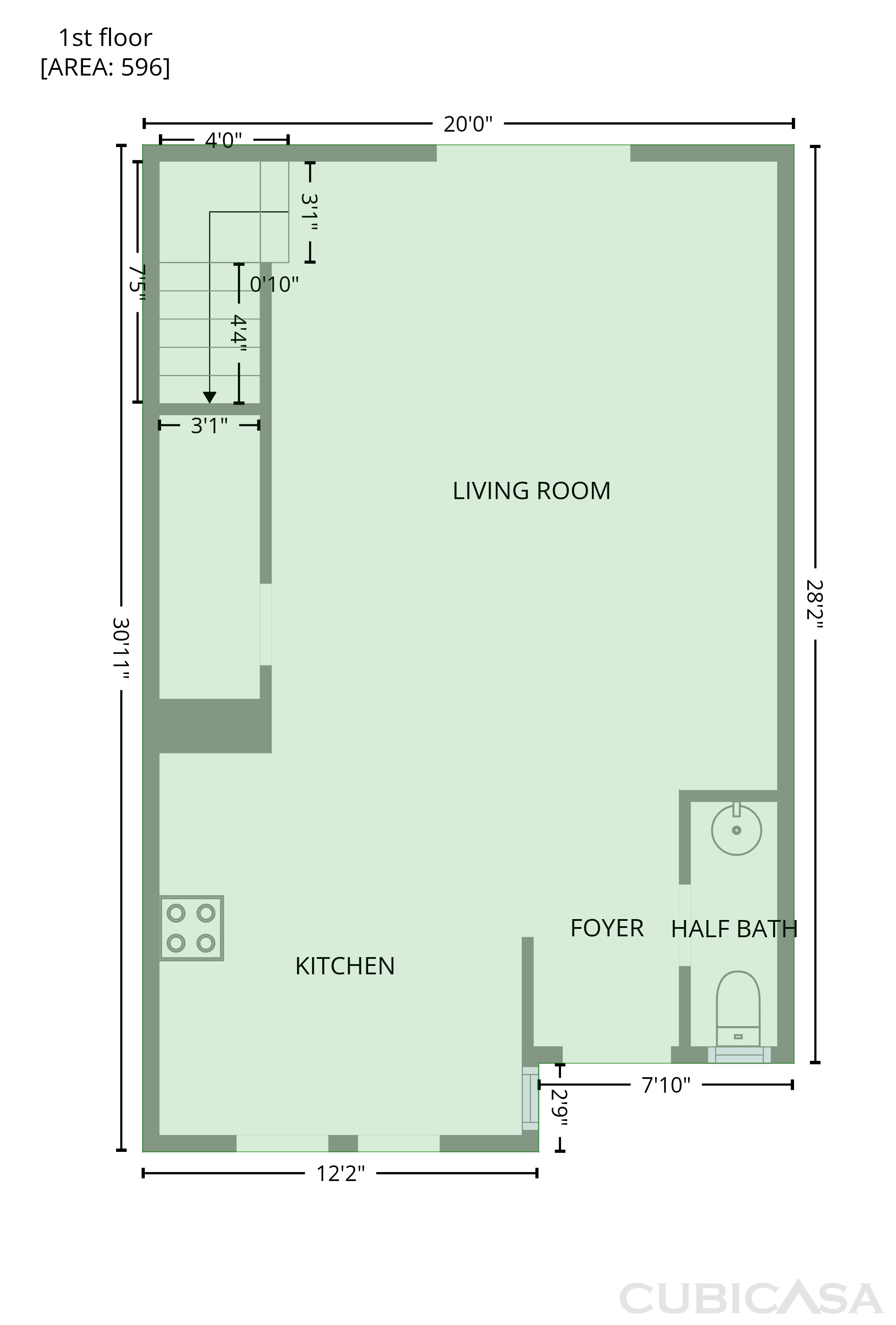 Main Floor of 3561 Rain Forest Dr W, Jacksonville, FL