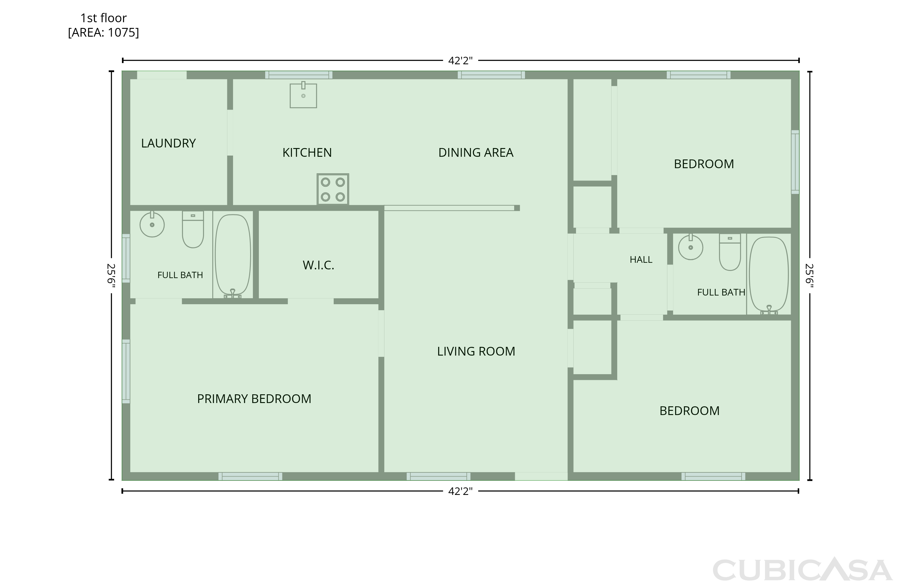 Main Floor of 32444 Okaloosa Trl, Sorrento, FL
