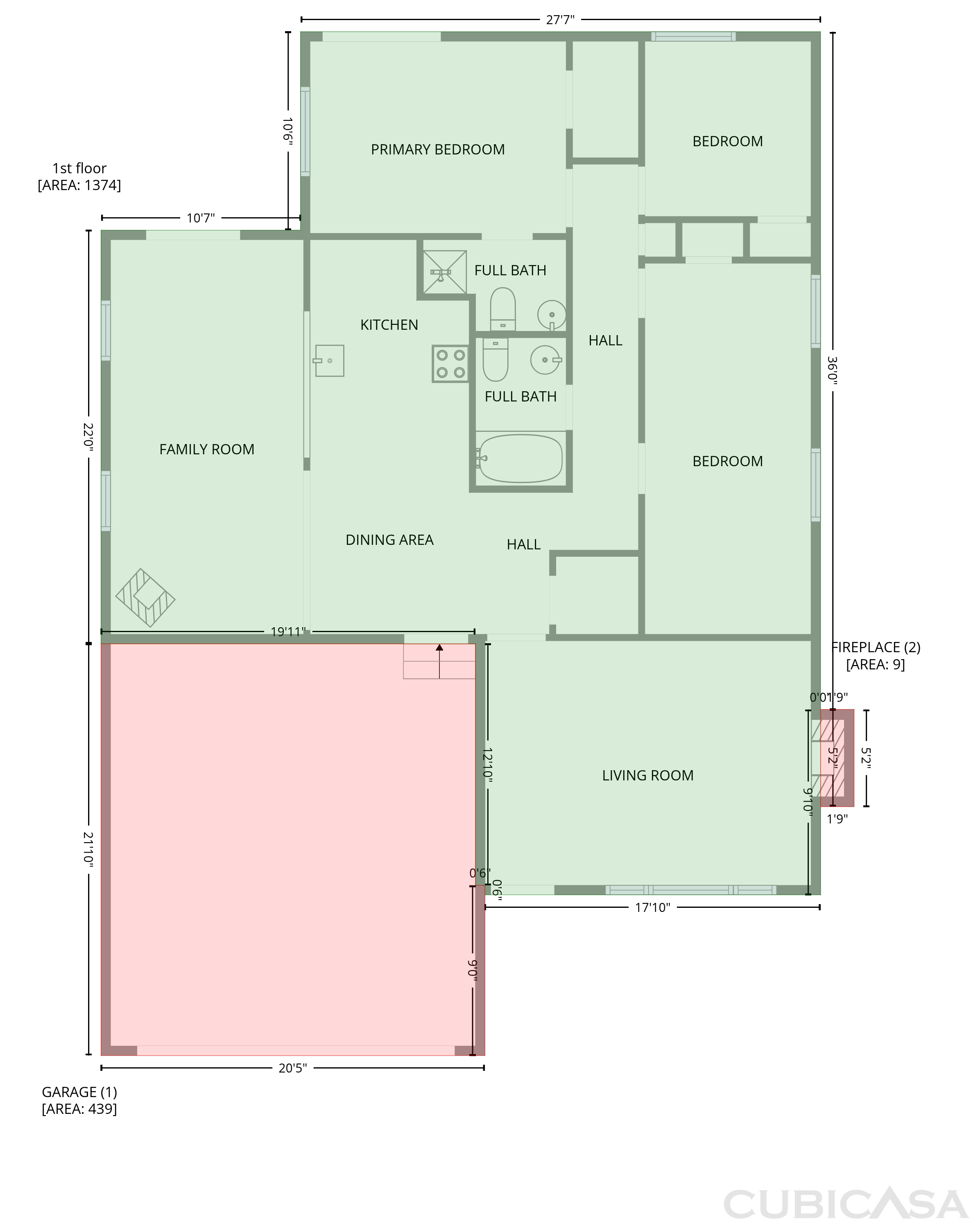 Main Floor of 4814 Monet Way, Sacramento, CA