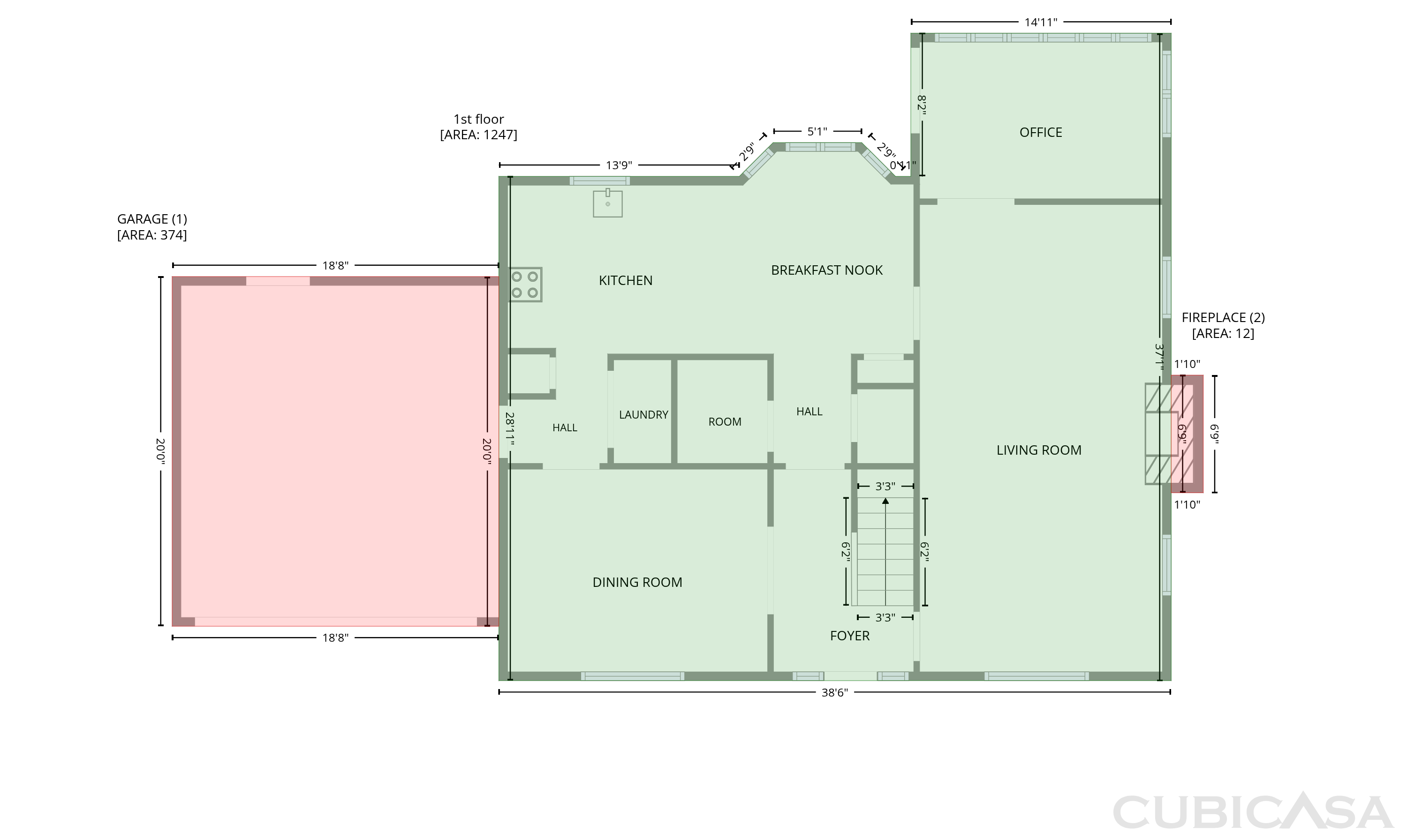 Main Floor of 2315 Heathershire Ln, Matthews, NC