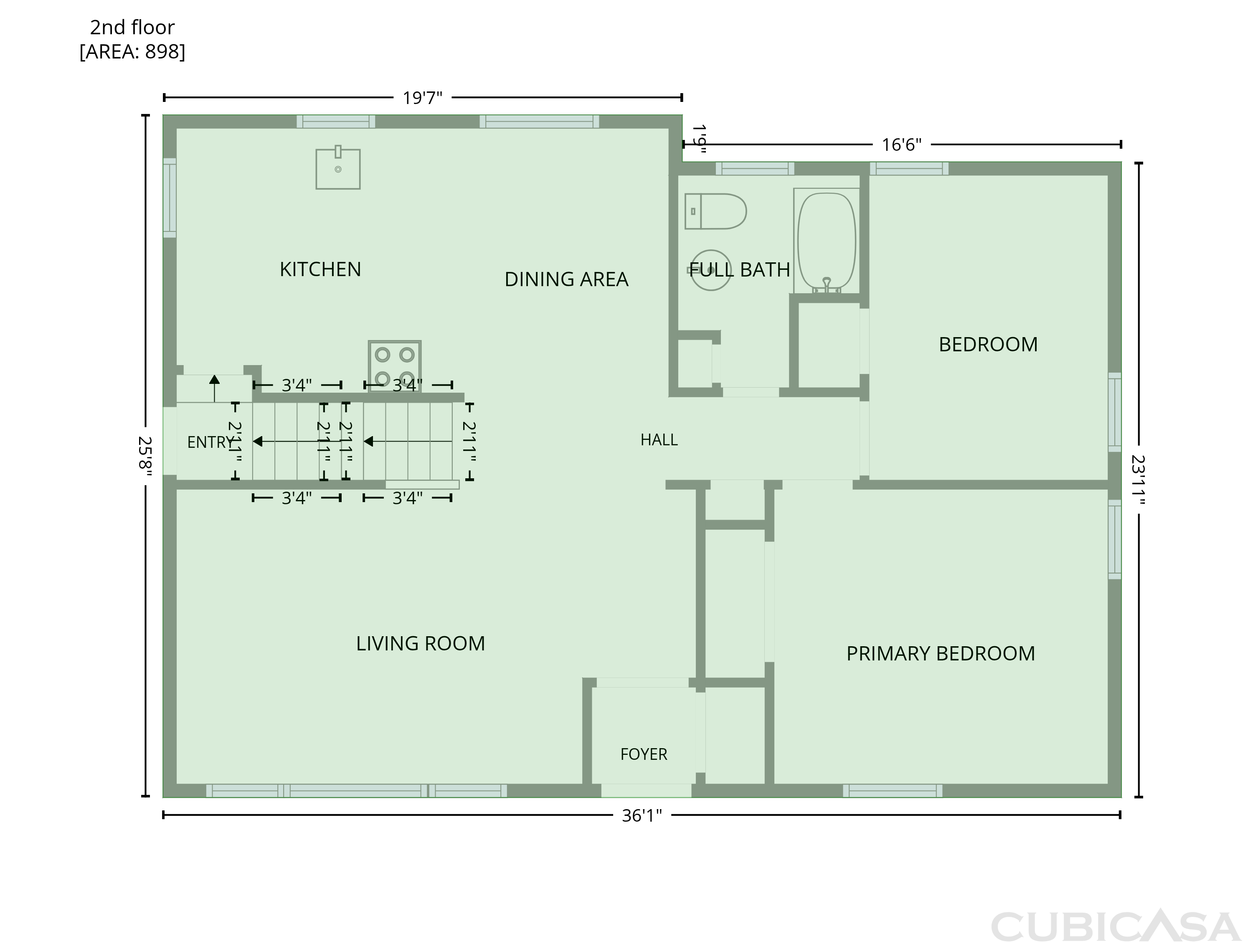 Second Floor of 971 Learidge Rd, Cleveland, OH